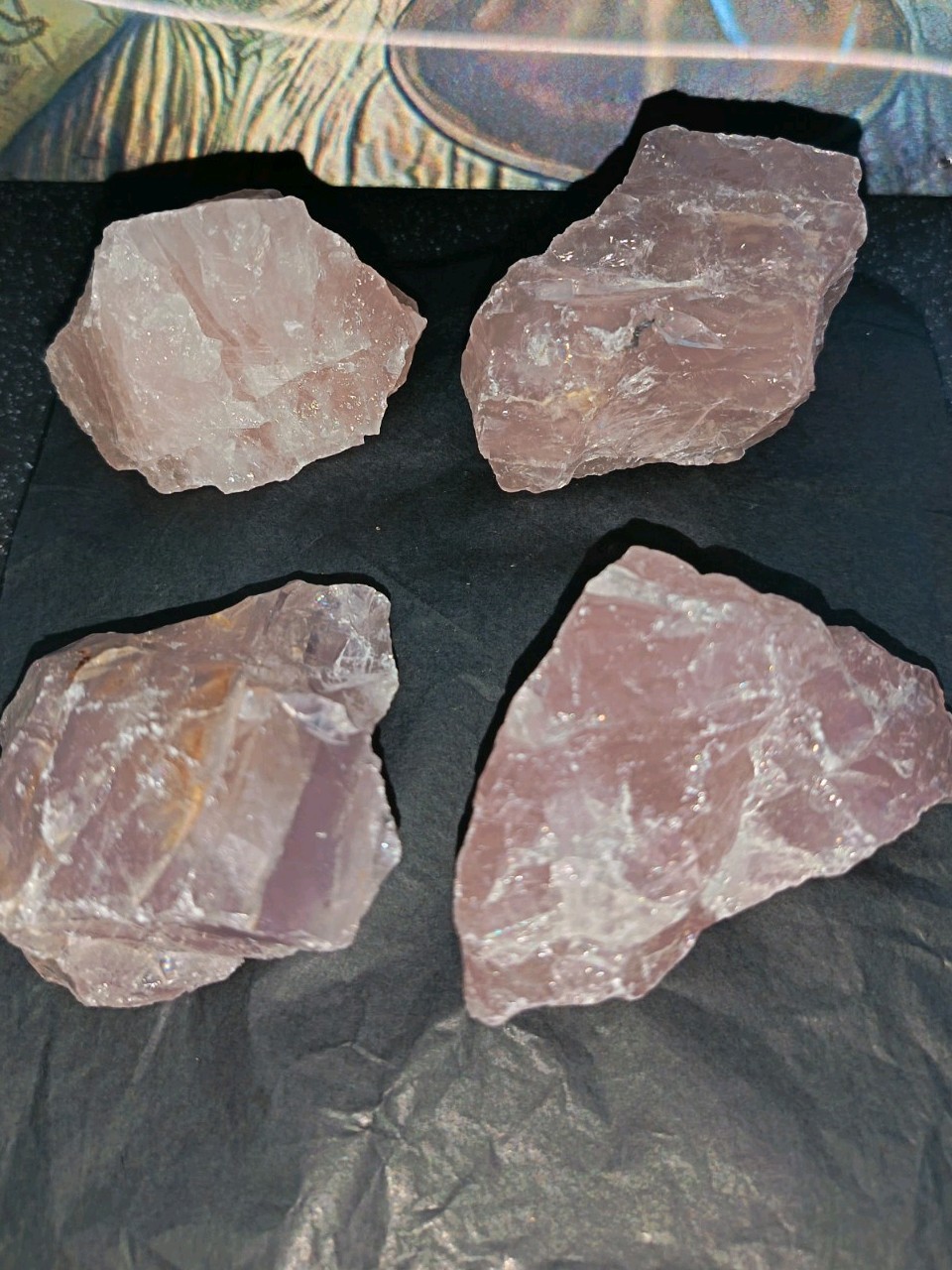 Rose Quartz Raw Crystal Chunk 200-300g