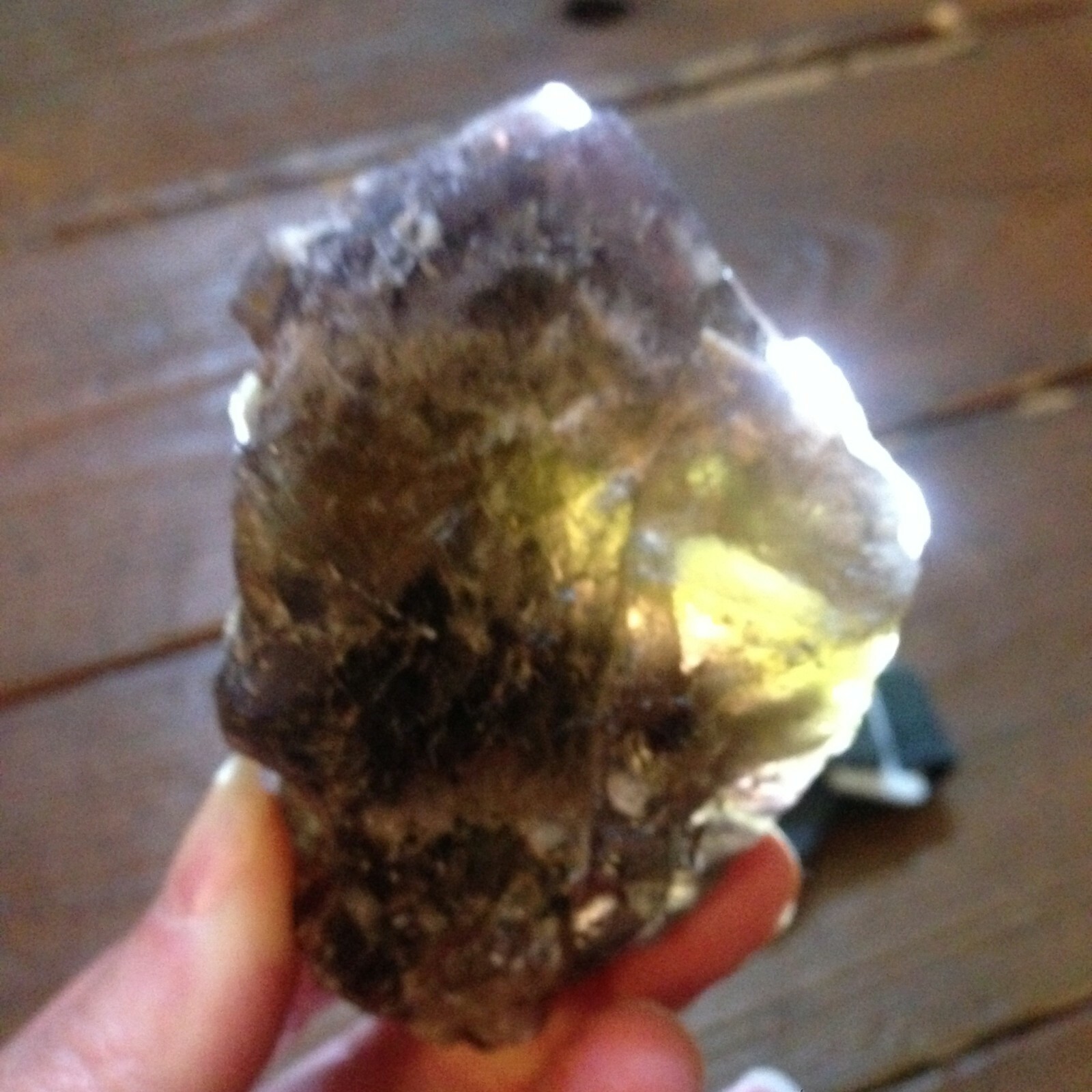 Fluorite Crystal Rough Specimen Purple Yellow North UK ex J Shaw 356g 9x7x6cm
