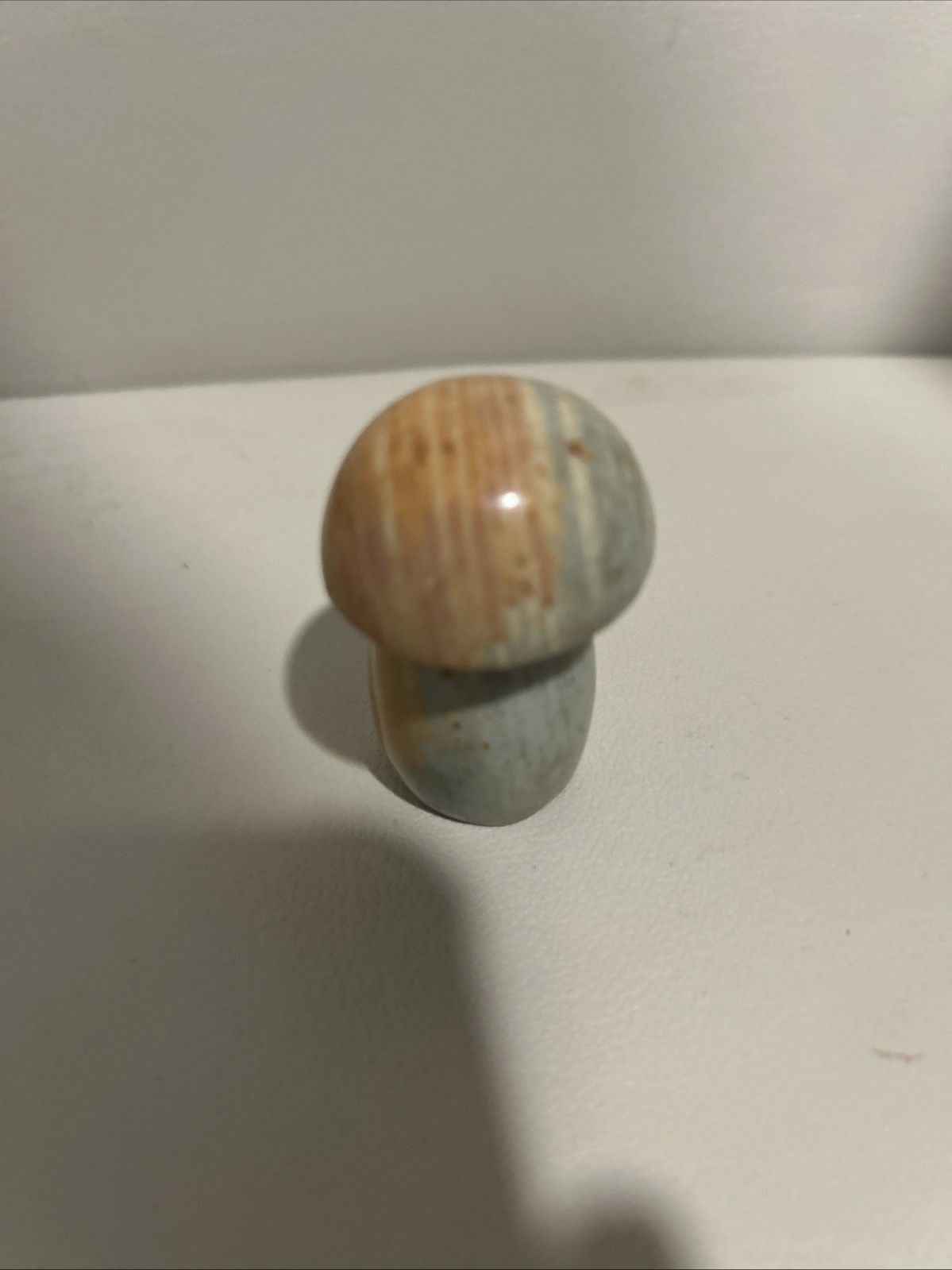 Polychrome Jasper Crystal Mushroom Carving 2” Boho Hippie Healing