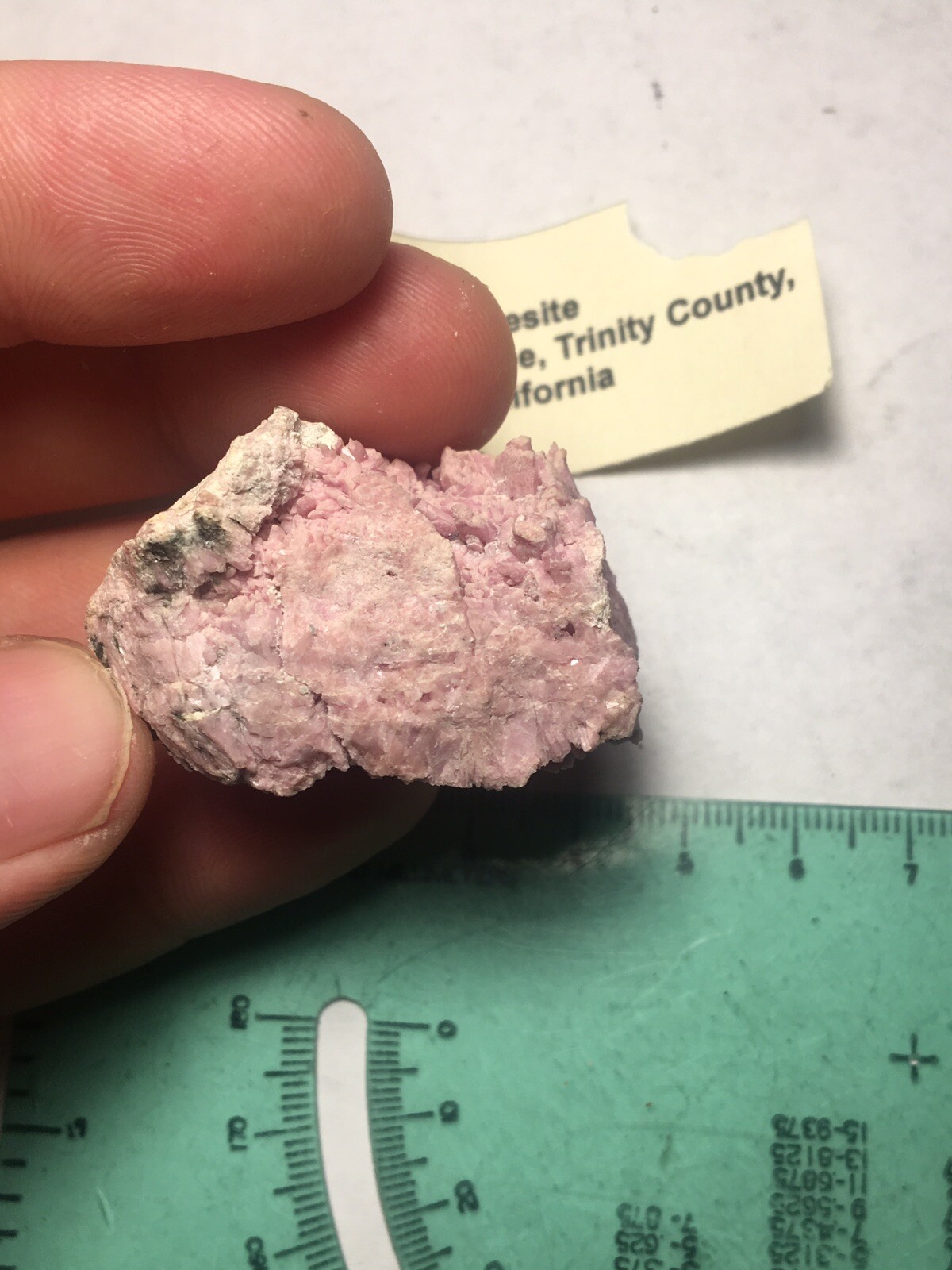 Natural Pink Inesite Crystal Cluster Hale Creek Mine California CA