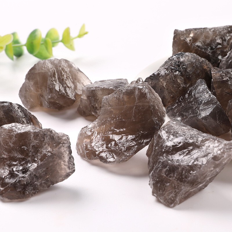 Raw Rough Smoky Quartz Large Chunks Healing Crystal Specimens Rocks Ornaments