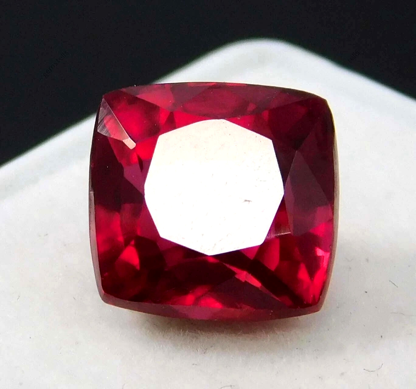 10.40 Ct Certified Natural Cushion Cut Blood Pigeon Red Ruby Loose Gemstone