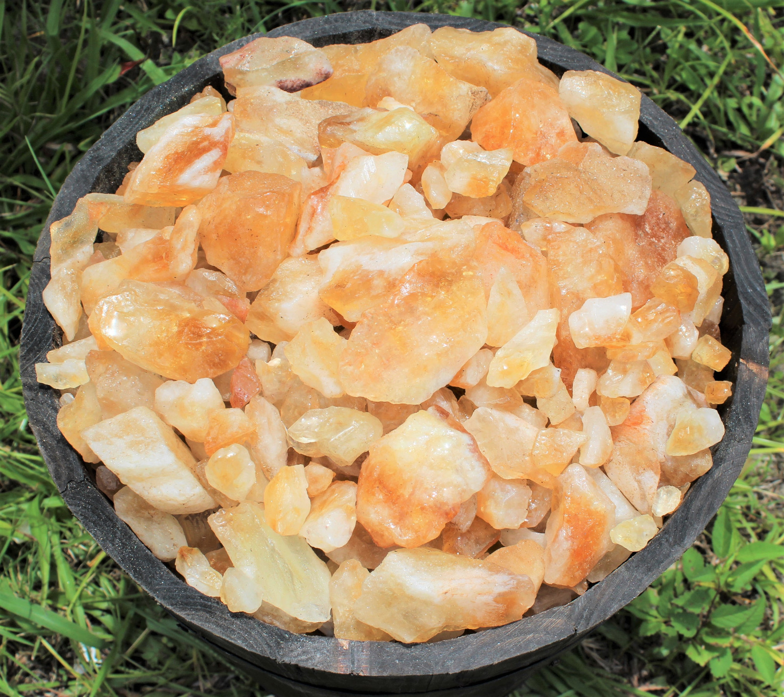Beautiful Rough Citrine Crystal, Raw Gemstone Rock (Gold / Yellow , 1″ – 2″)