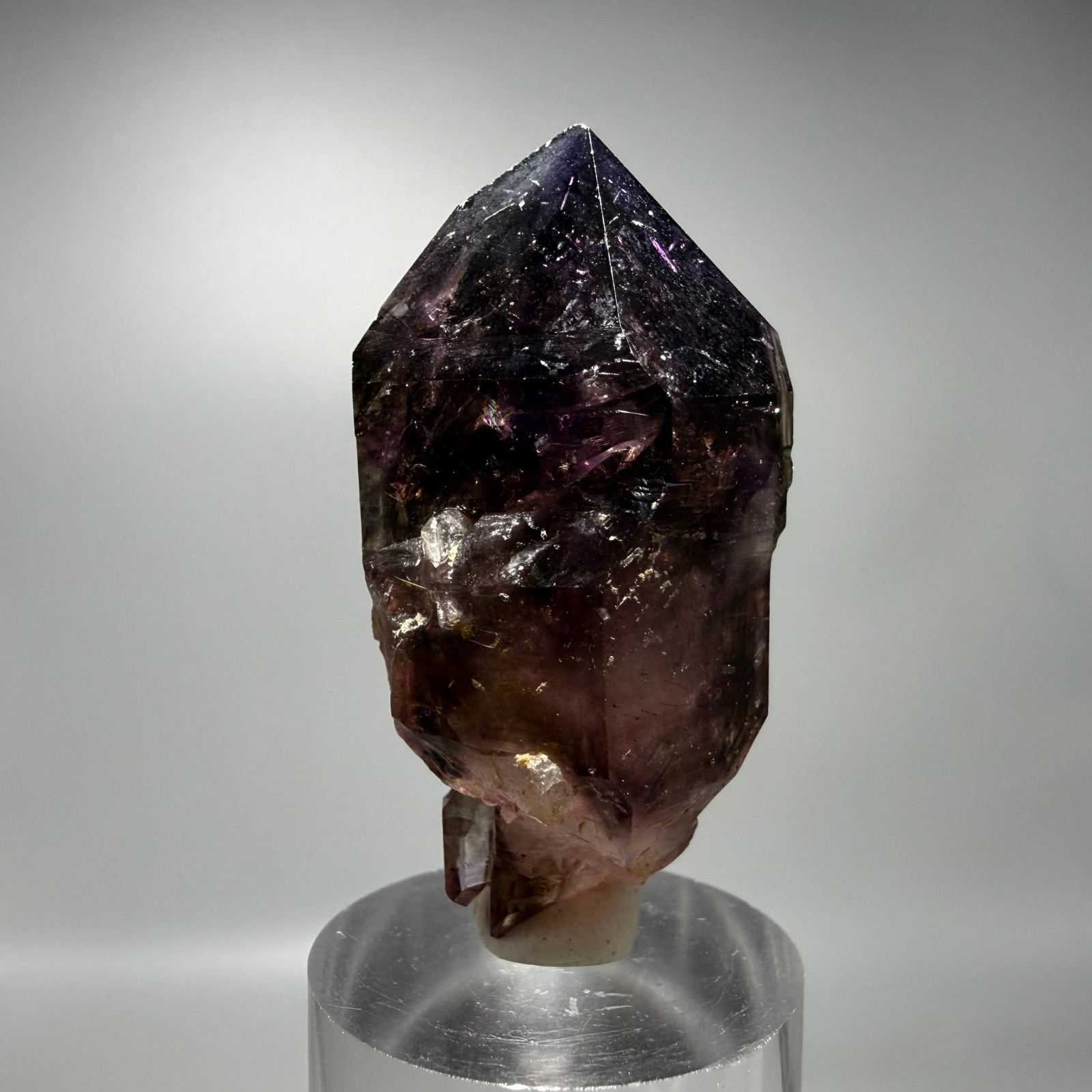 Moving Bubble! RARE Elestial ET Rainbow Grape Jelly Shangaan Amethyst Enhydro