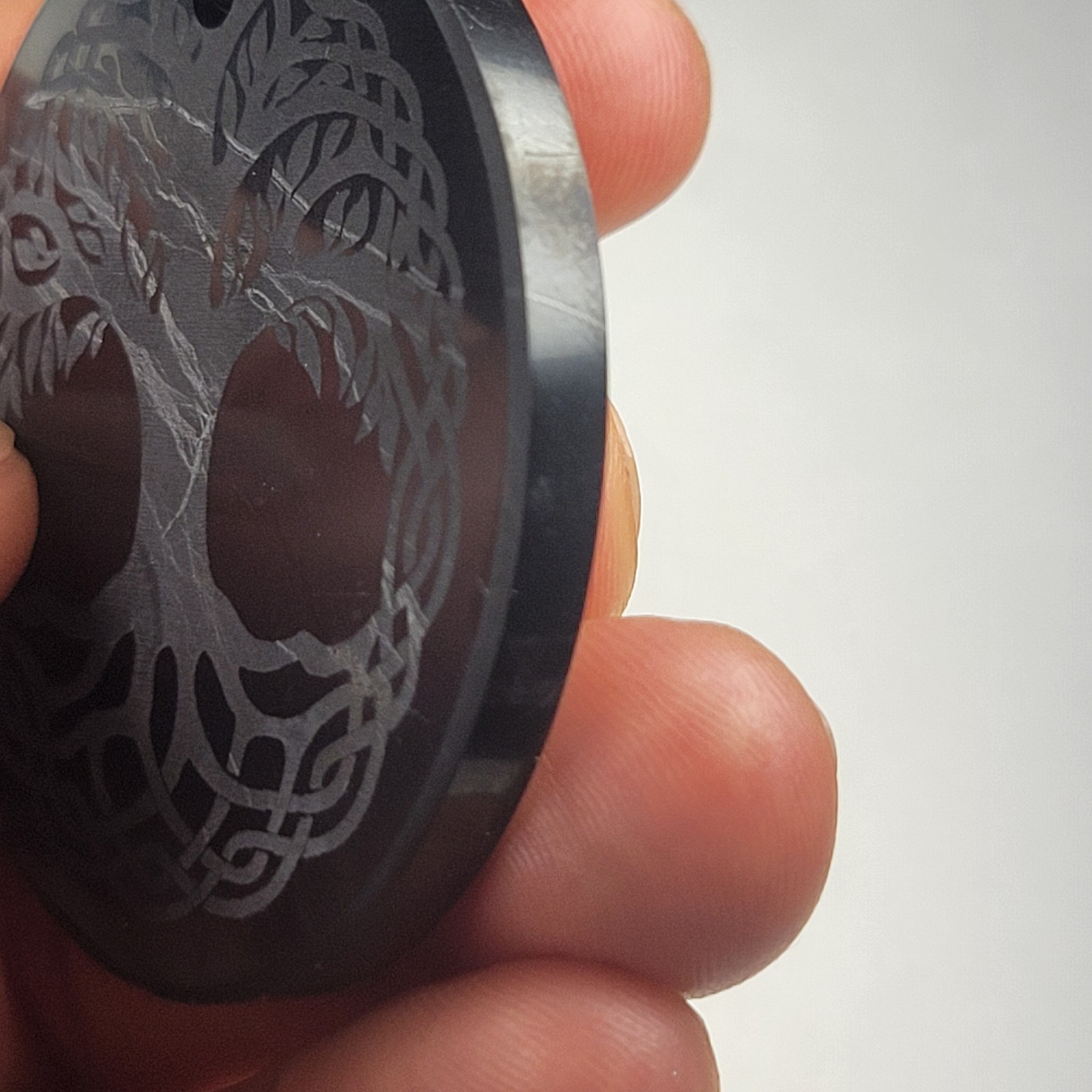 Shungite World Shungite Pendant Engraved Tree of Life – Celtic / 50 mm / 1.96″