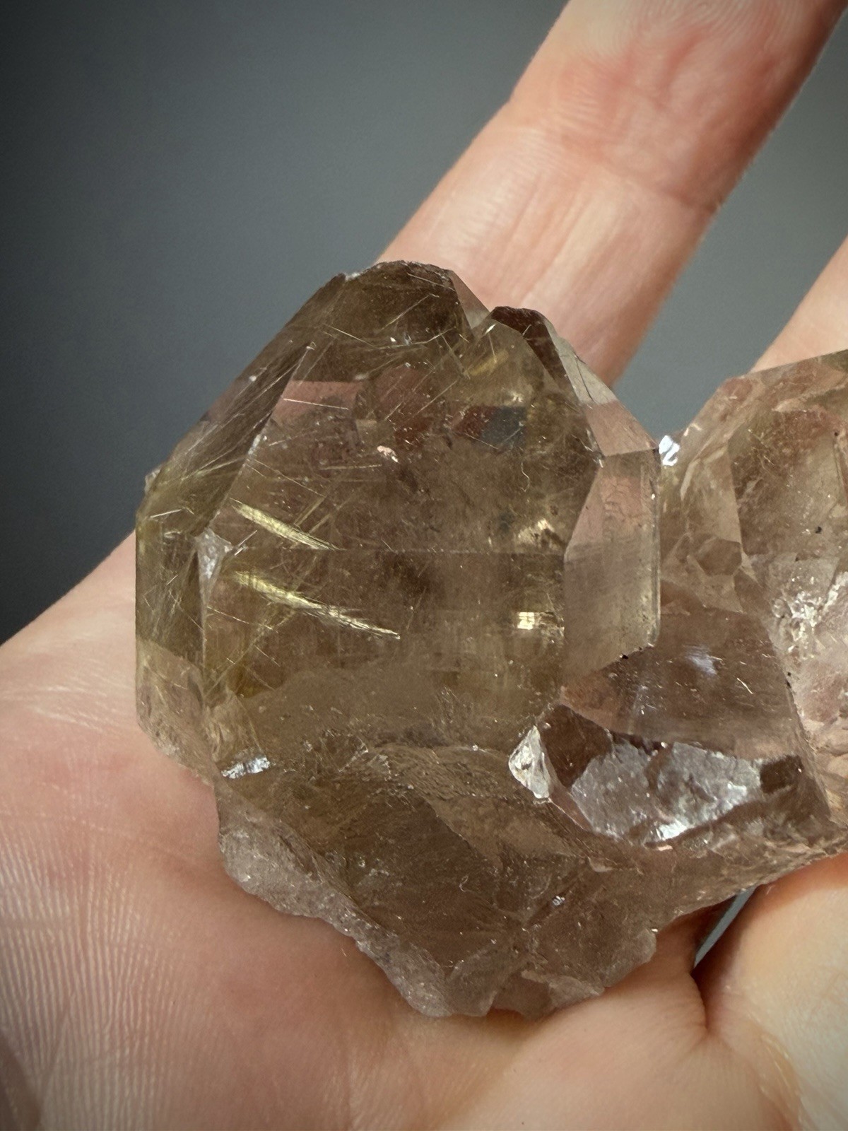 Rutilated Quartz Crystal Gold Rutile Inclusion Quartz Druzy Quartz Brazil
