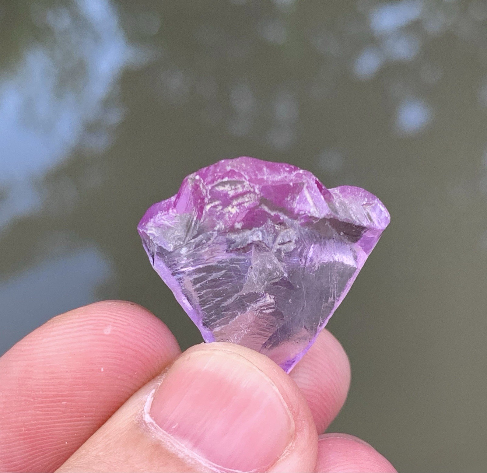 146 Ct Natural Kunzite Crystal From Afghanistan Gemmy Pink