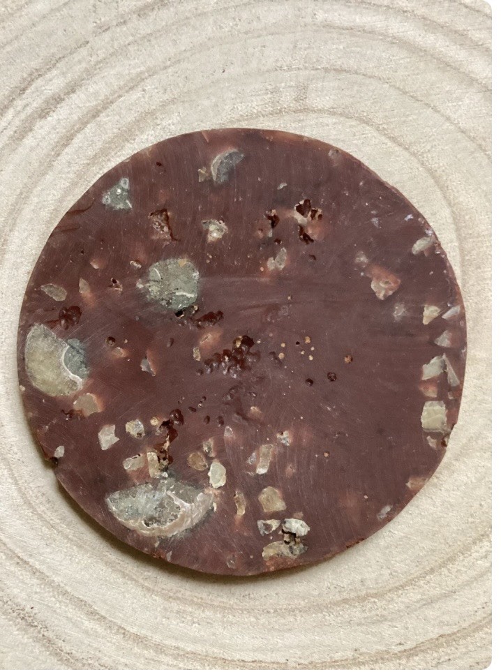 Authentic Ammonite Fossil Disc: Ammonite Crystal, Third Eye Chakra, Crown Chakra