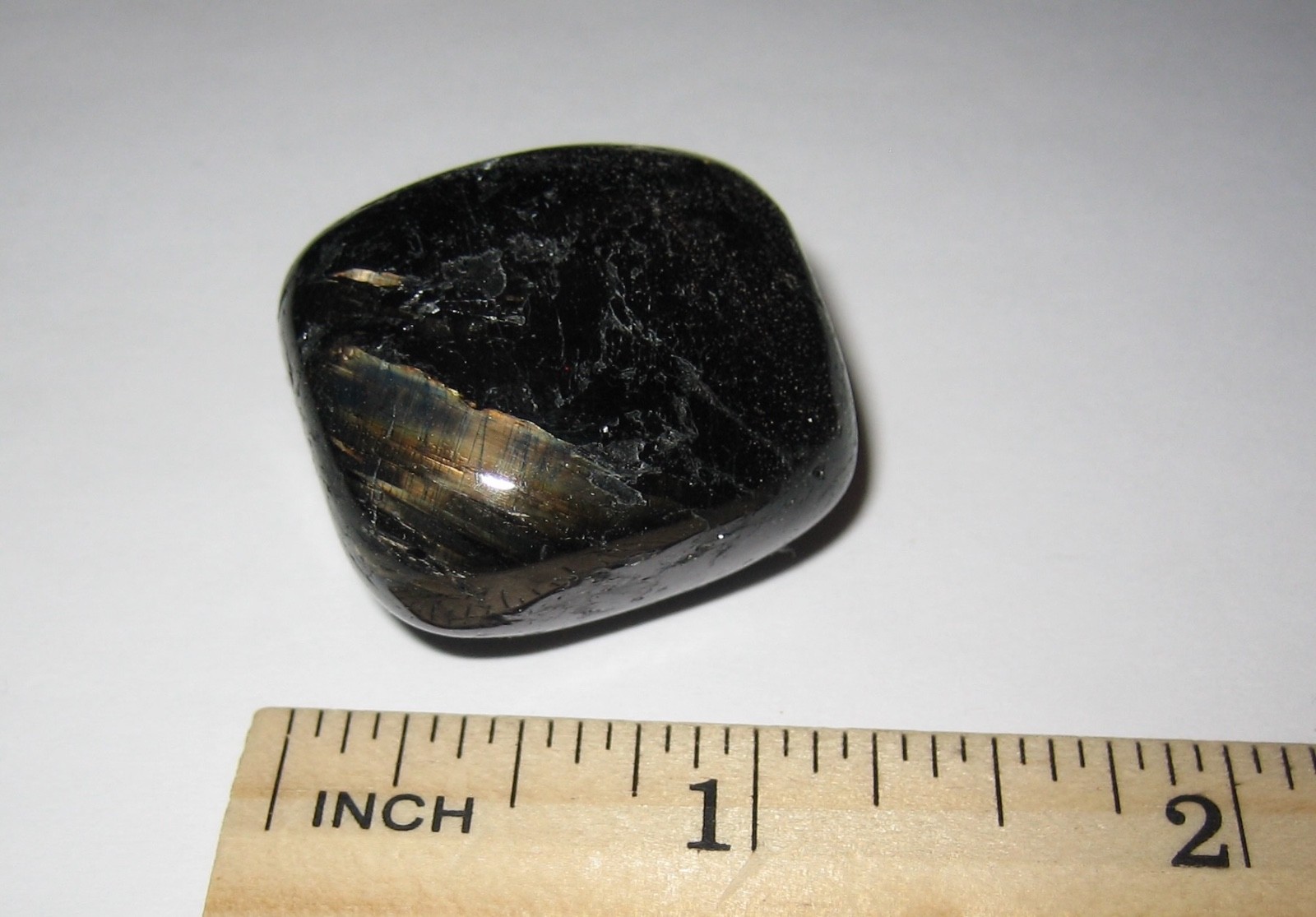 1.2″ RARE TUMBLED POLISHED AUTHENTIC NUUMMITE STONE FROM GREENLAND 36.8grams *3