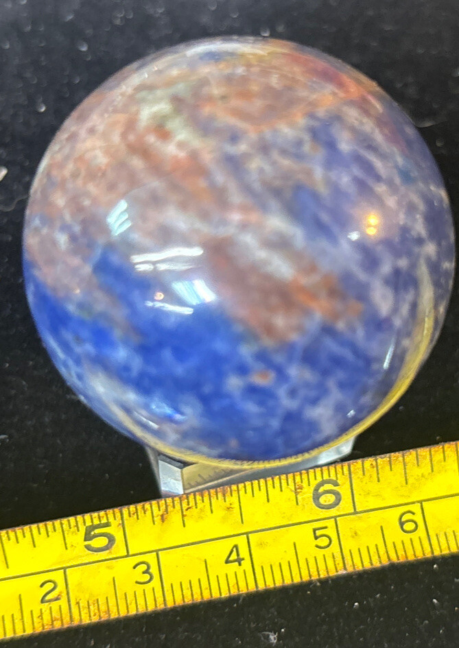 Sodalite 40 mm Sphere With Crystal Stand