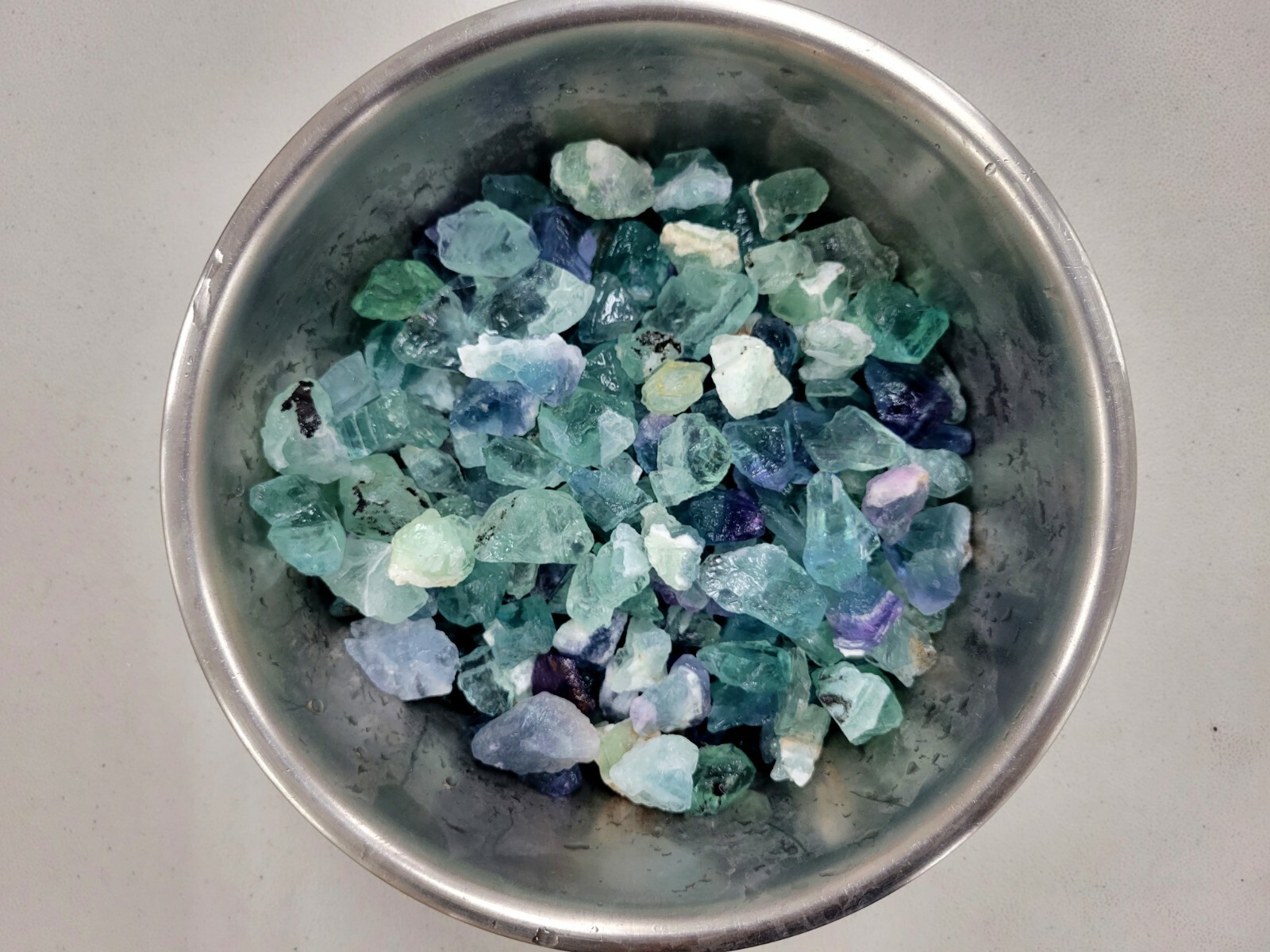 Tiny Fluorite Crystal Chunks Bulk Rocks Gems for Tumbling Healing Jewelry Making