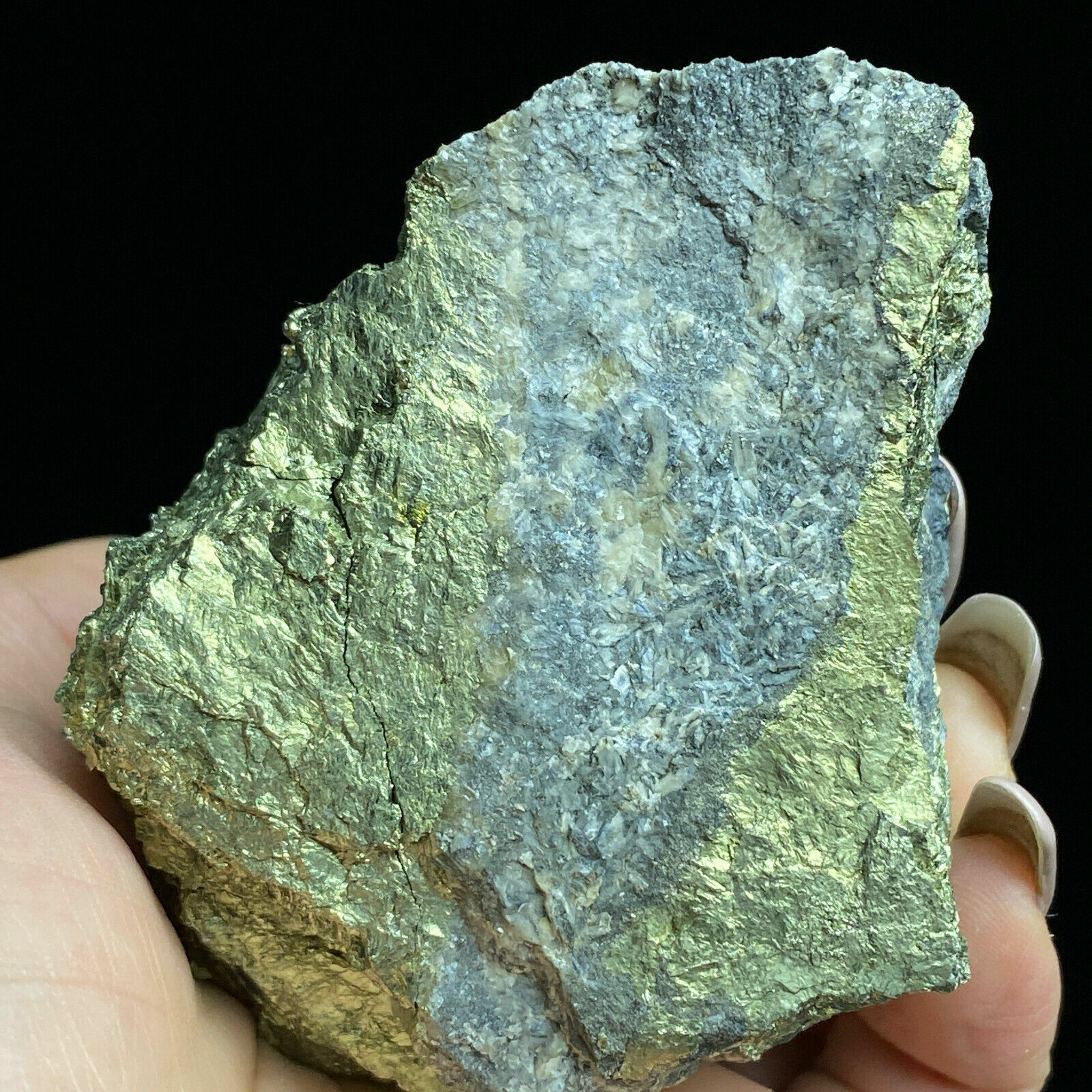 246g Natural Irregular Pyrite Crystal Mineral Specimen From Guizhou, China