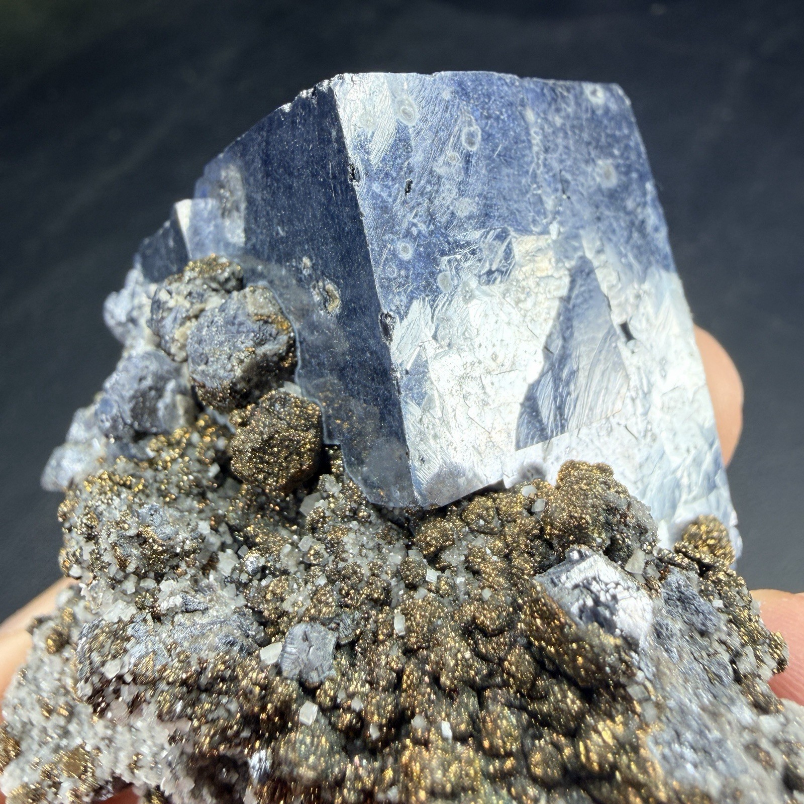 Galena Chalcopyrite Dolomite Crystal Combo / Missouri *Video*