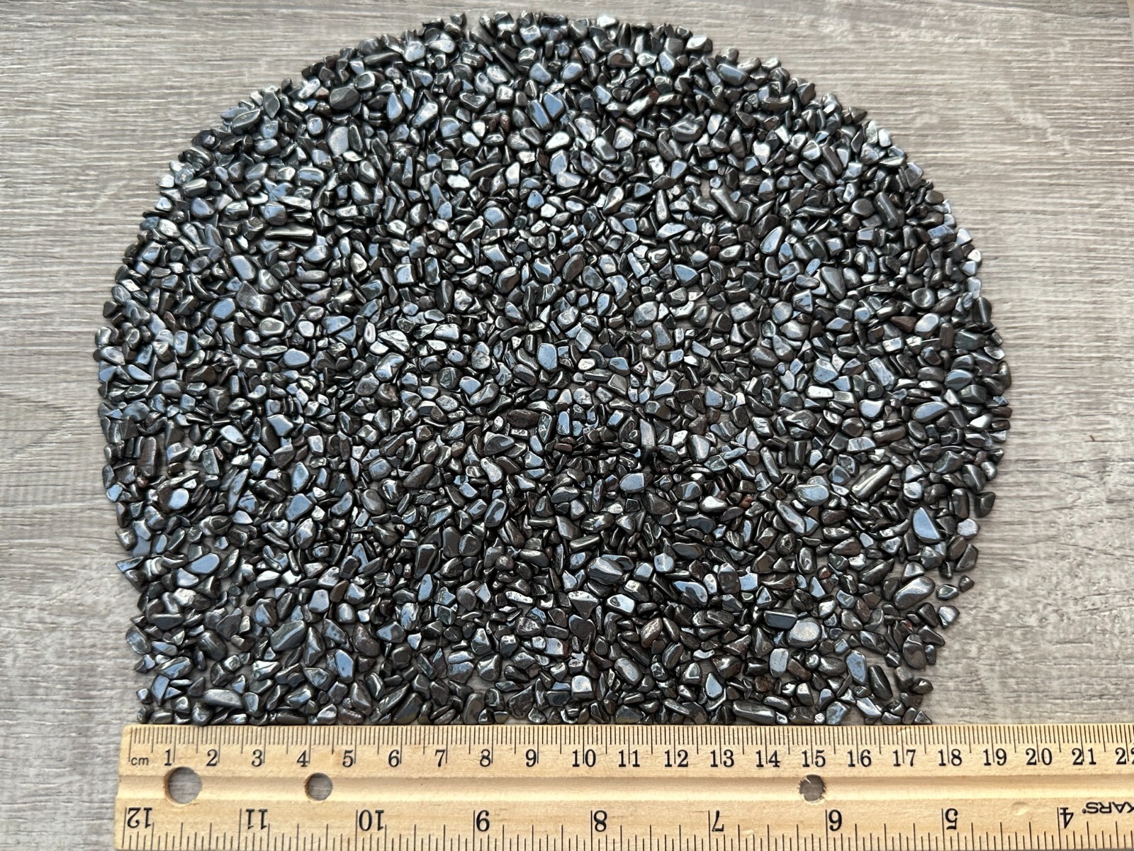 Grade A++ Hematite Semi Tumbled Gemstone Mini Chips 3 – 7 mm,Wholesale Bulk Lot