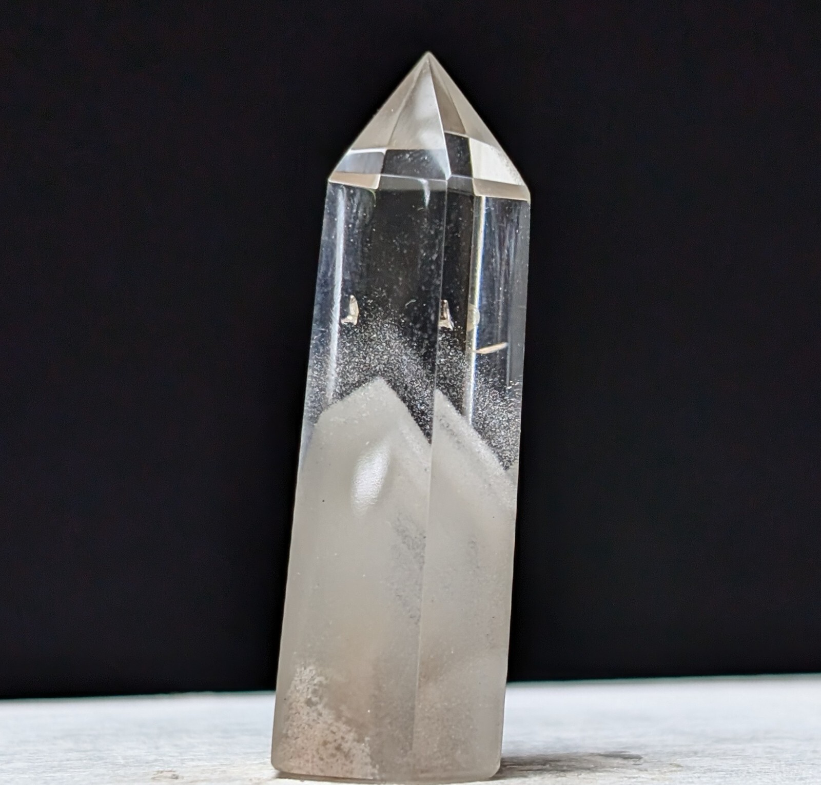Clear Quartz Tower Phantom Mountain White Garden Crystal Gemstone Point Chakra