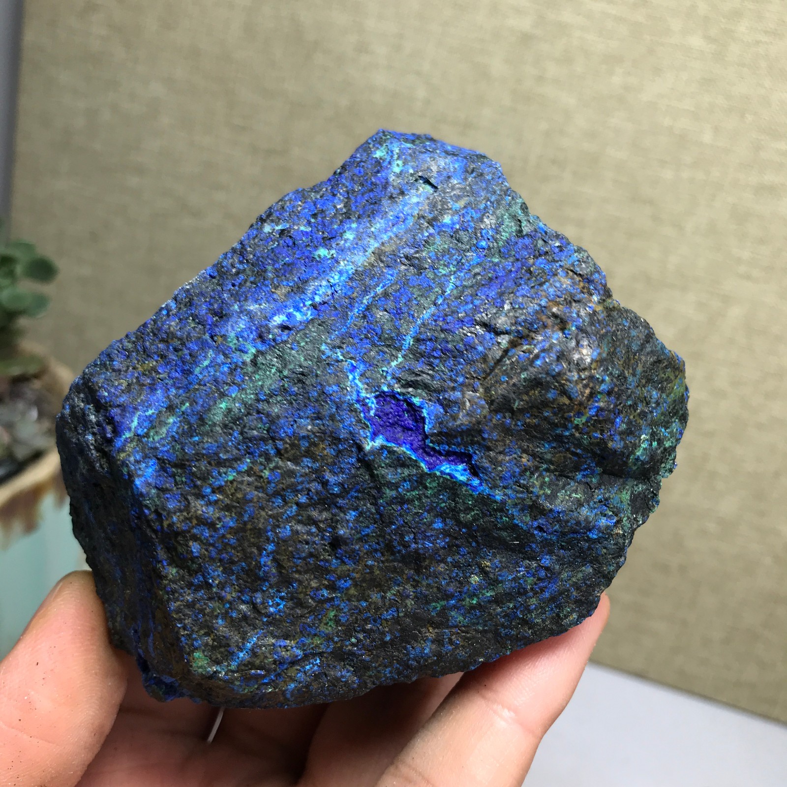 267g Natural Azurite Malachite gemstone Rough original Crystal Specimen A4869