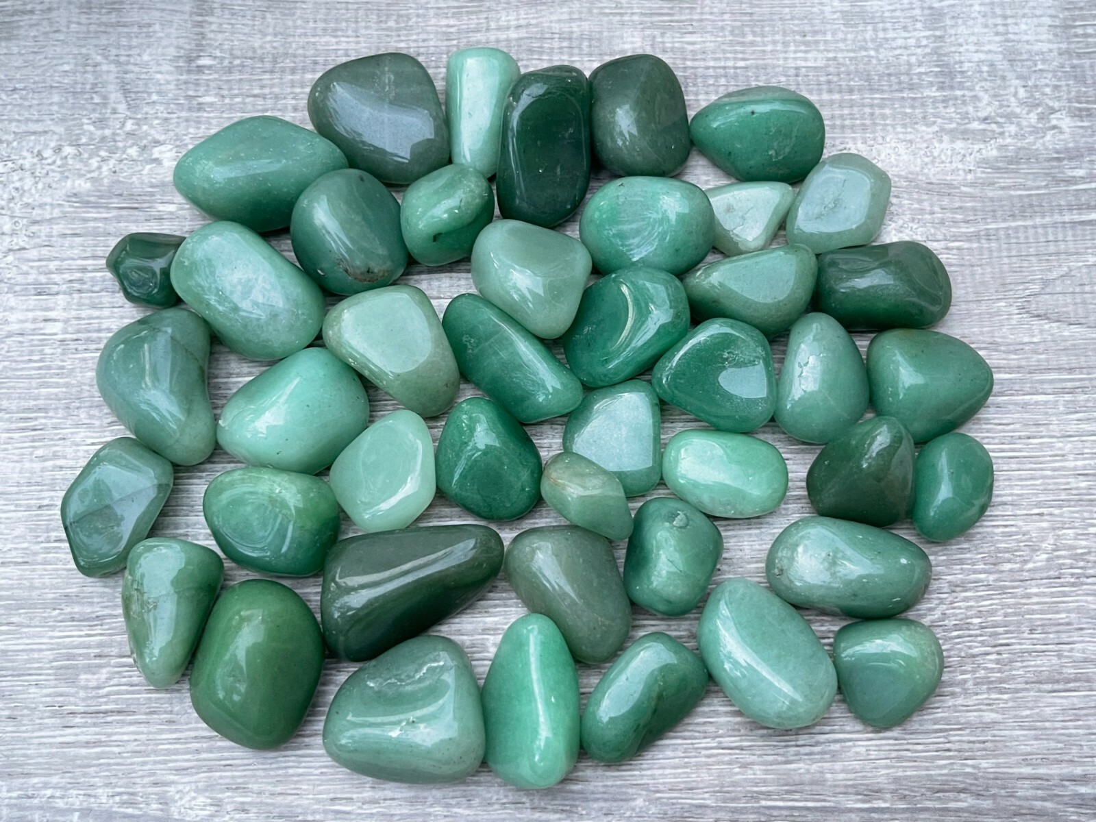 Green Aventurine Tumbled Stones, 0.75″-1.25″ Tumbled Green Aventurine, Bulk Lots