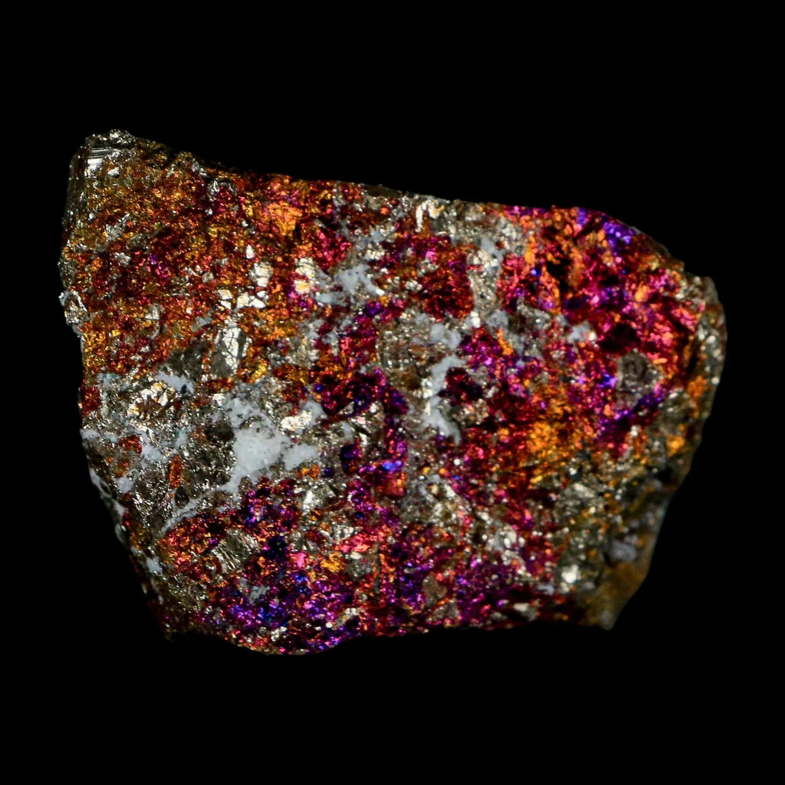 2.2″ Chalcopyrite Bornite Brilliant Multicolored Peacock Ore Chihuahua Mexico