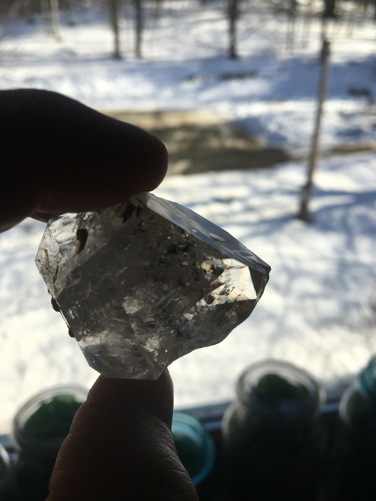 Herkimer NY diamond GIANT 280+ct,2 Ounce (50mm X 35mm) Collectors grade! A