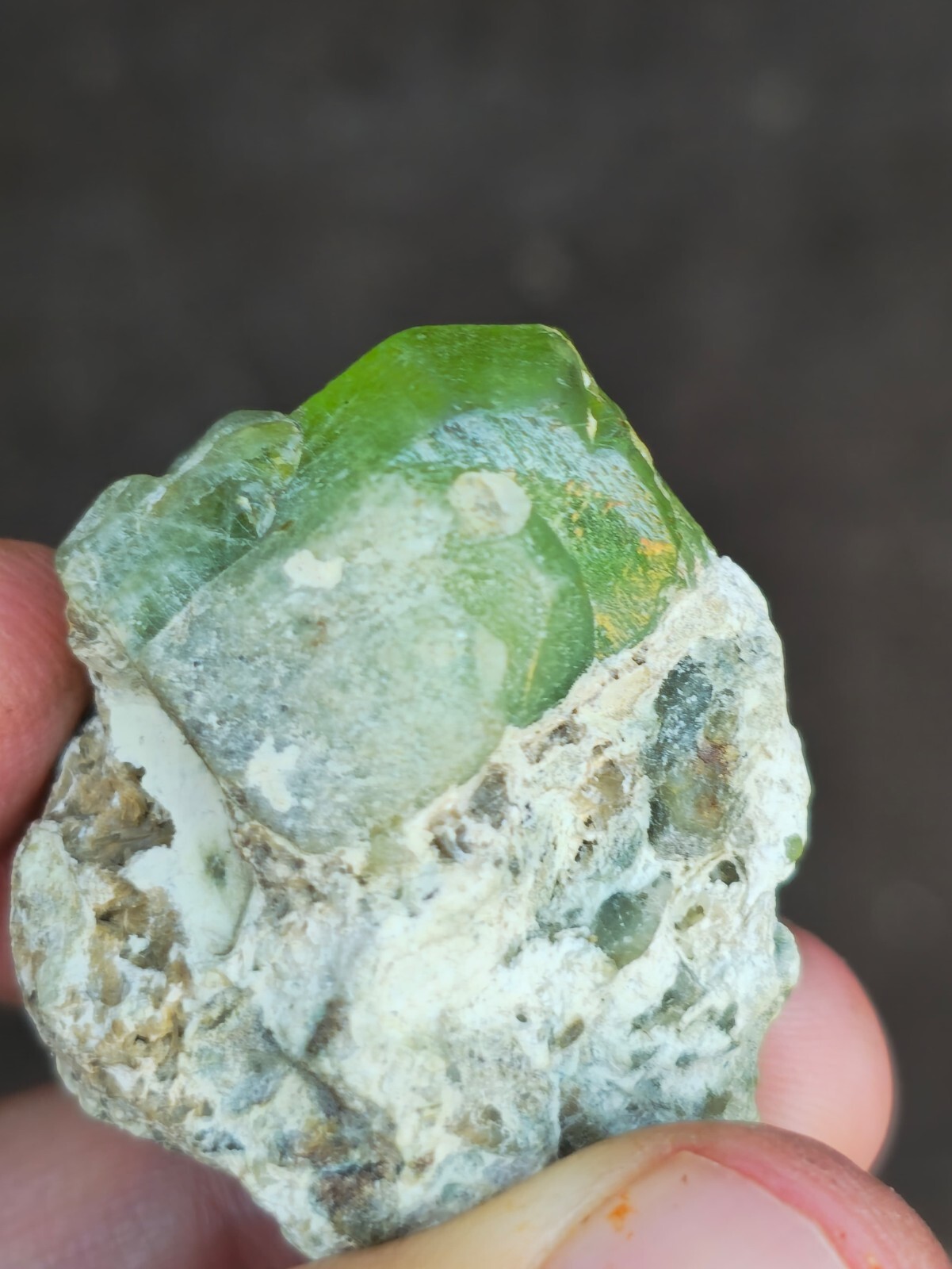 118 Carat Peridot Crystal Specimen From Pakistan