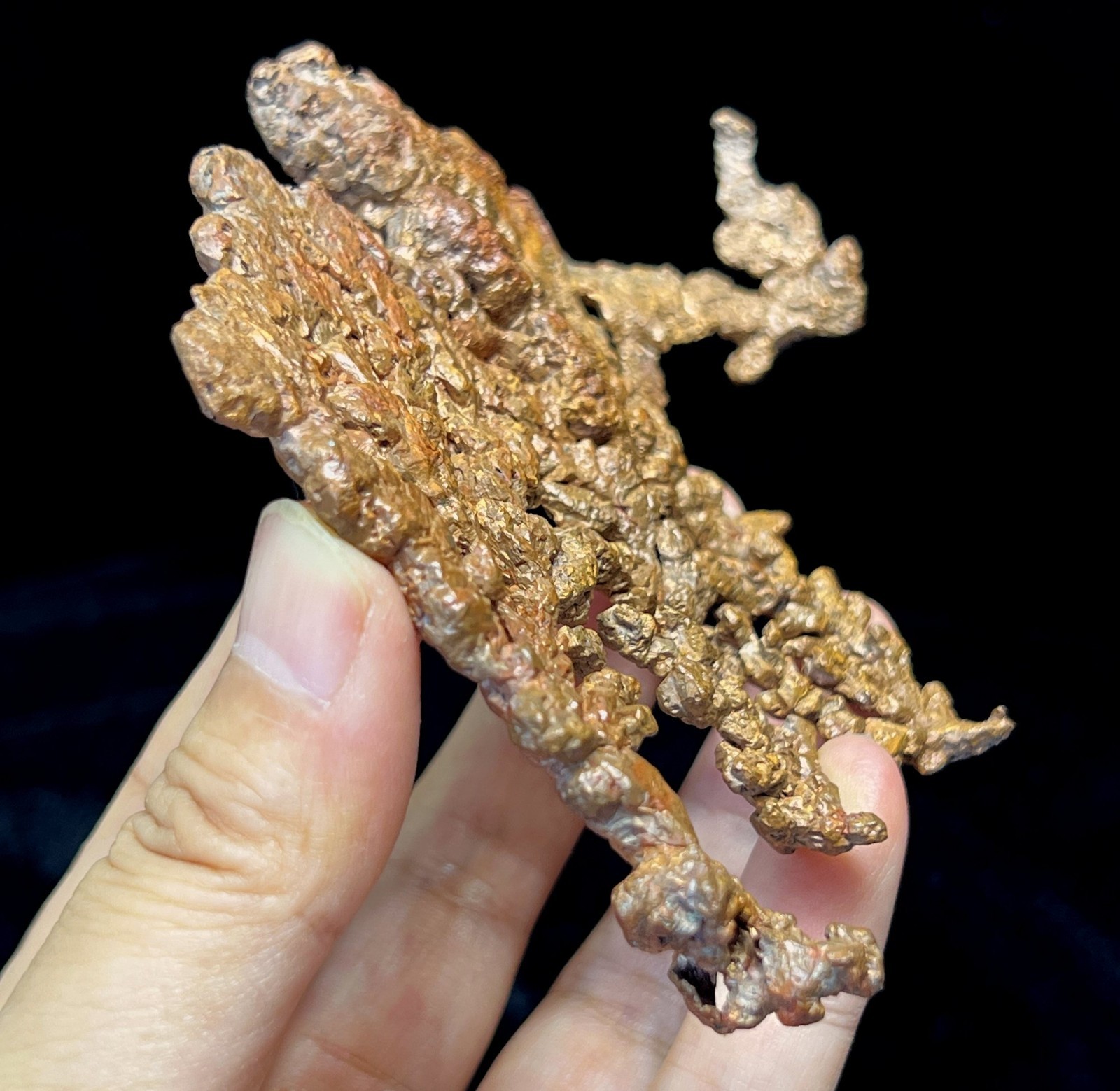 96mm 163g Beautiful Native Copper, Natural Mineral Specimen from China