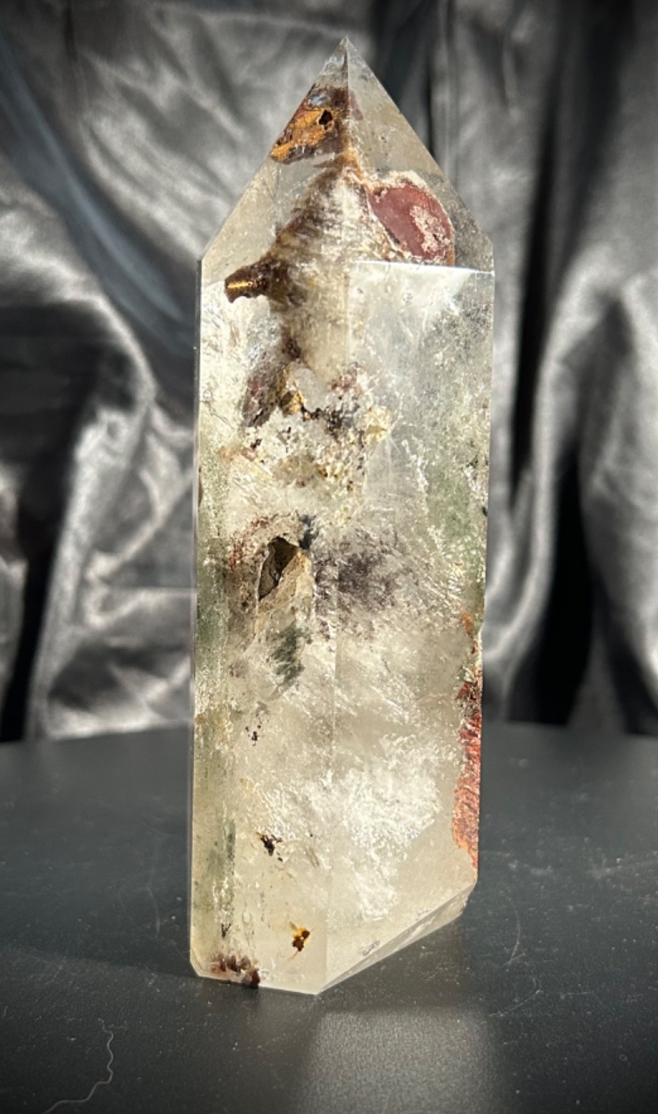 6″ Chunky Garden Quartz Tower 1lb 12 oz