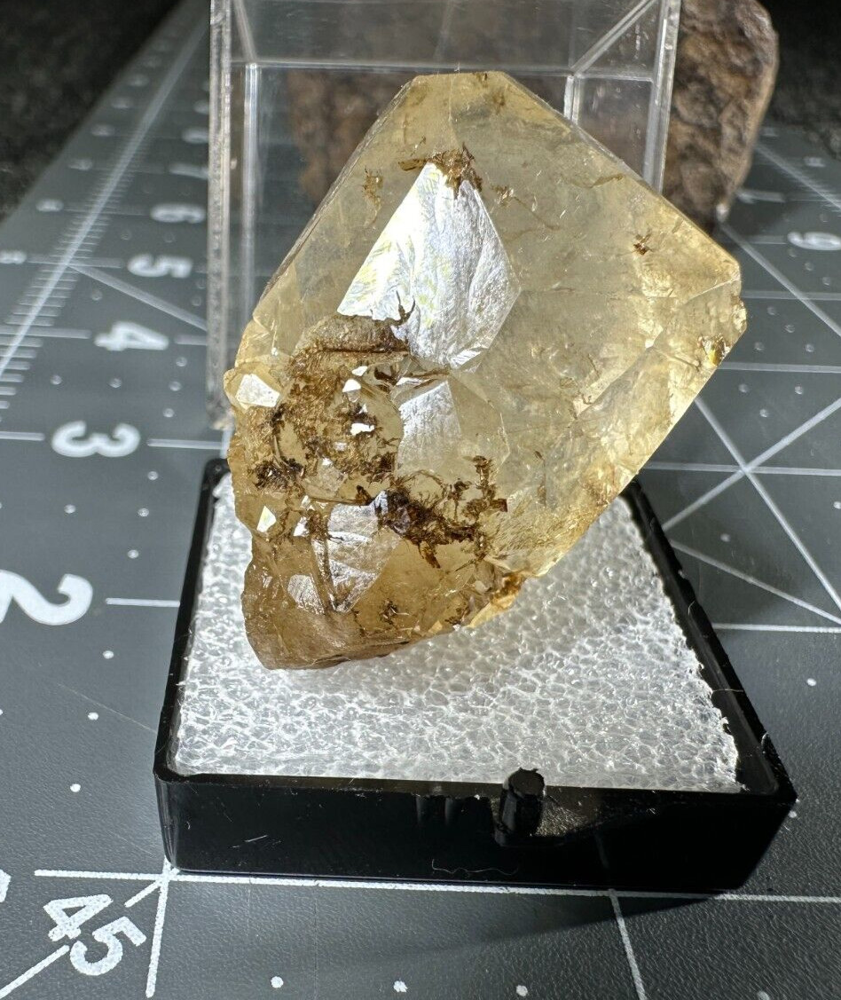 ➤ 1-3/8″ CLEAR “MERCEDES” CALCITE Pleasant Ridge Rensselaer Indiana VIDEO➤429