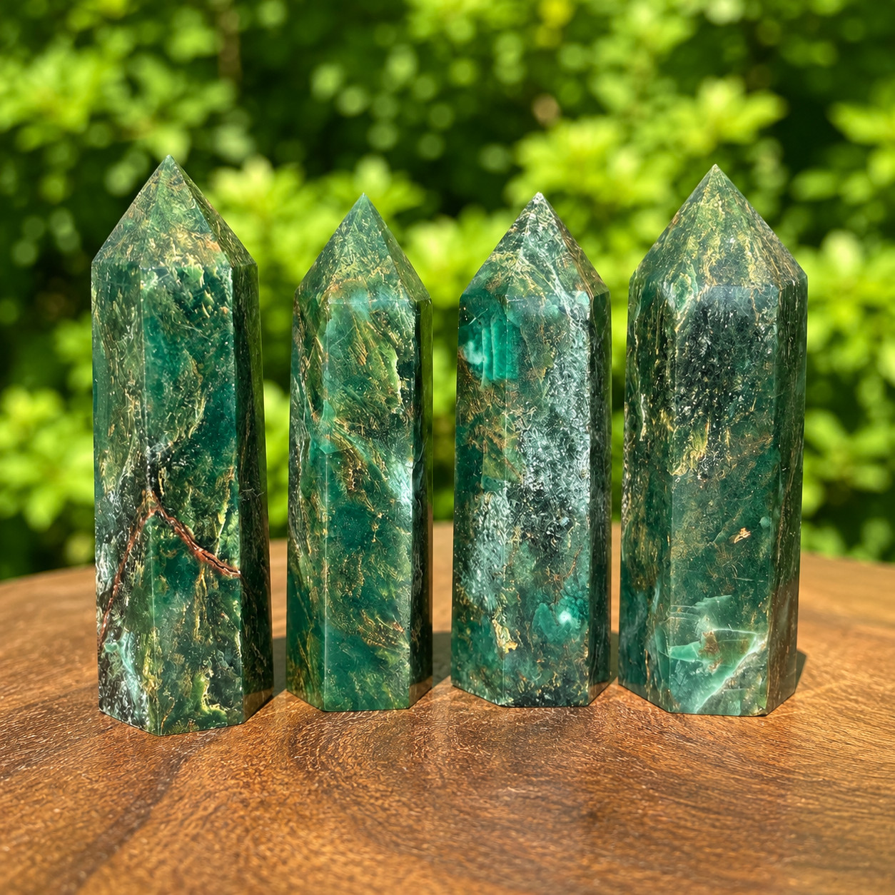1 LB Wholesale Lot Natural Green Emerald Crystal Towers Healing Gemstone Points