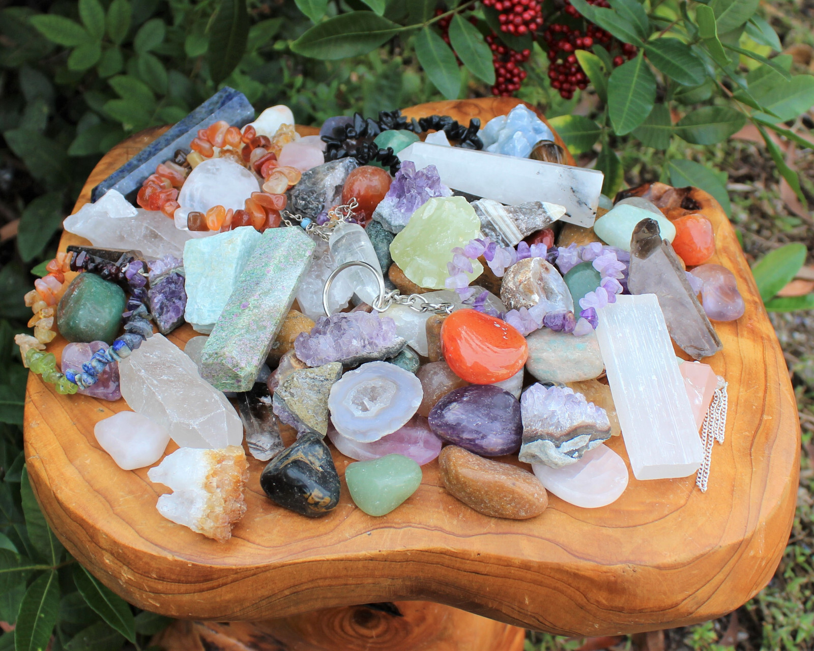 Crystal Confetti Scoop: Crystal Mix, Gemstones – Tumbled & Rough Stones, Gifts!
