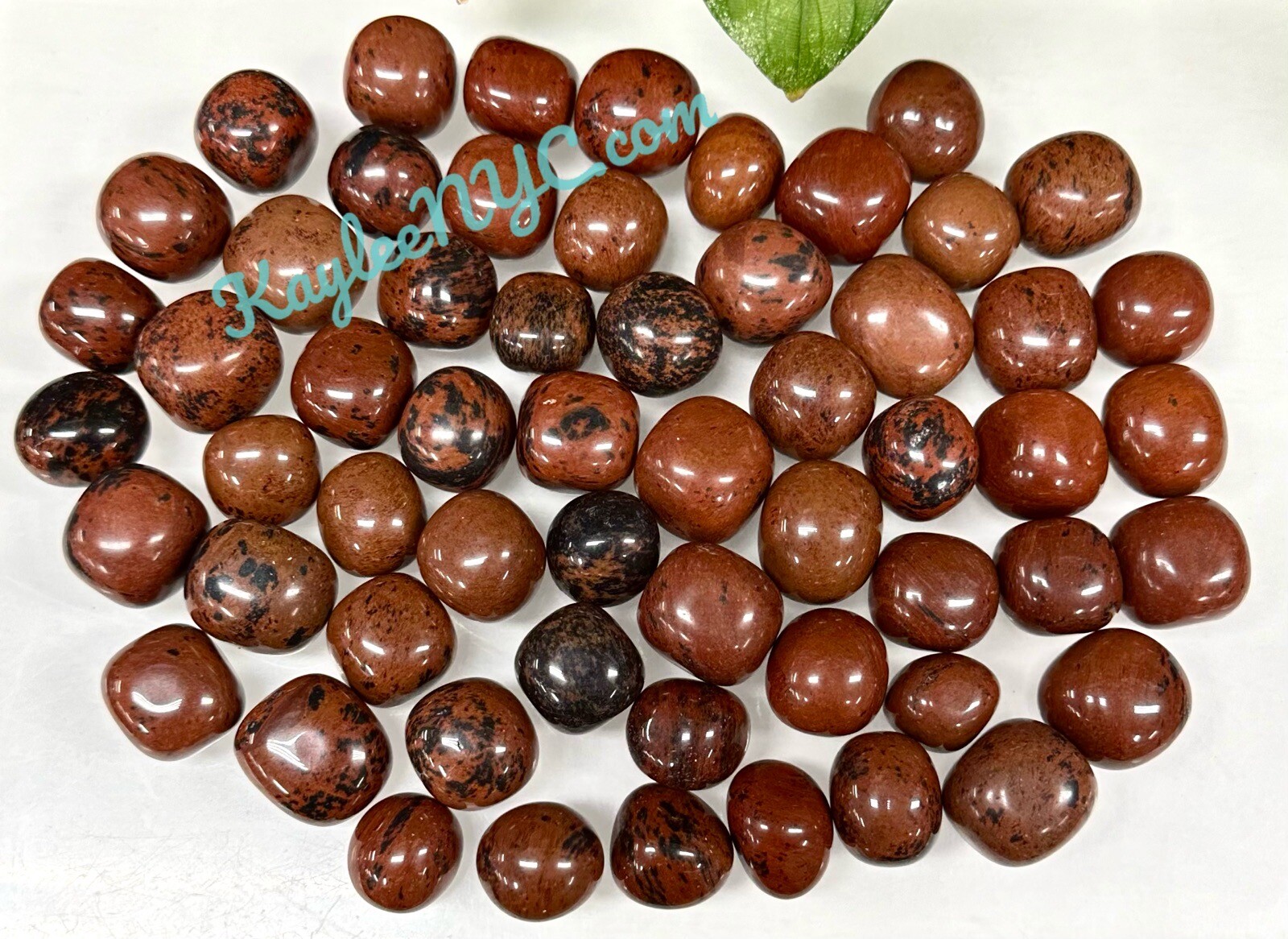 Wholesale Lot 2 Lbs Natural Mahogany Obsidian Tumble Healing Energy