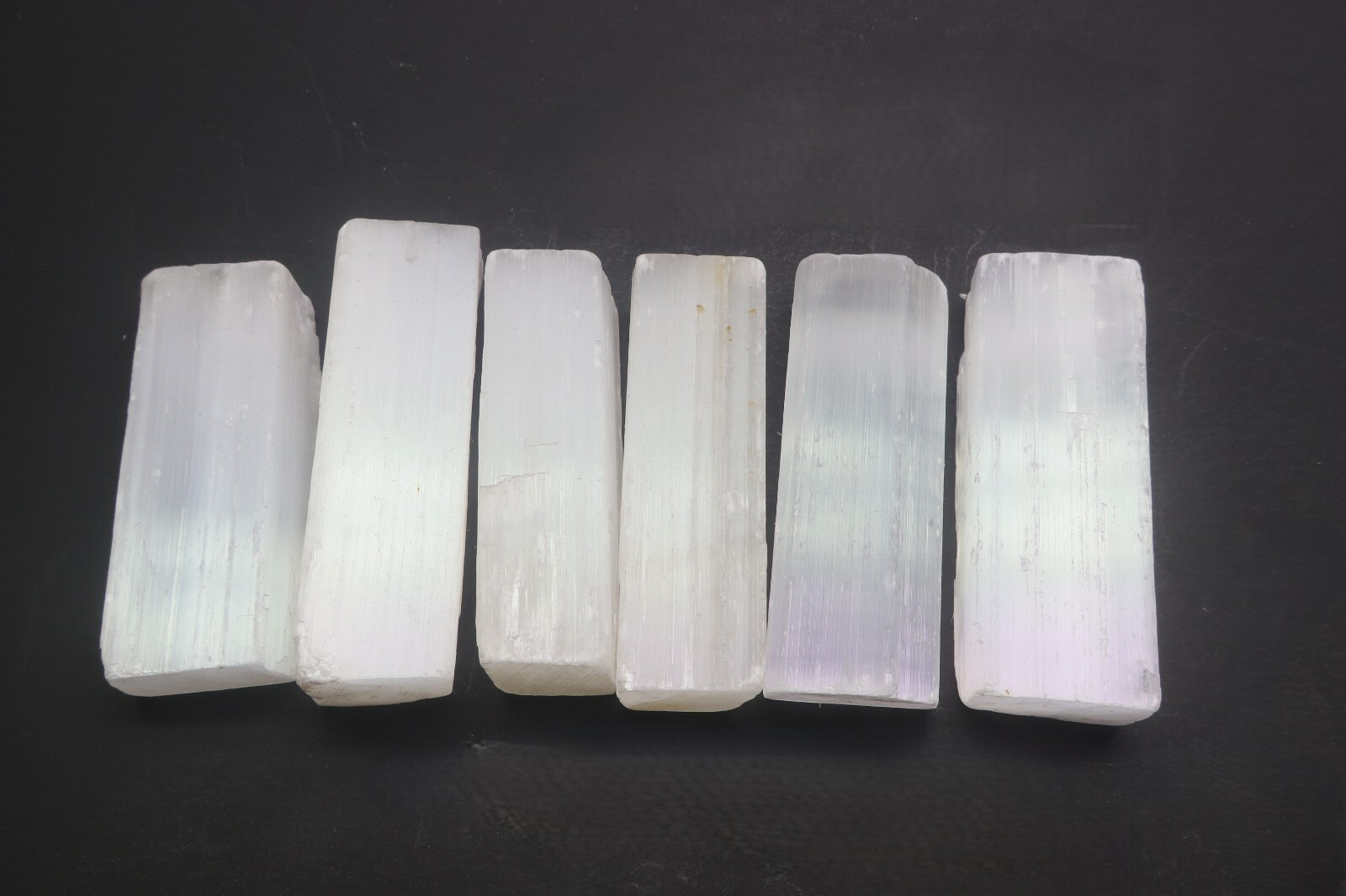 Selenite Sticks Collection 1/4 Lb Natural White Gypsum Crystal Blades