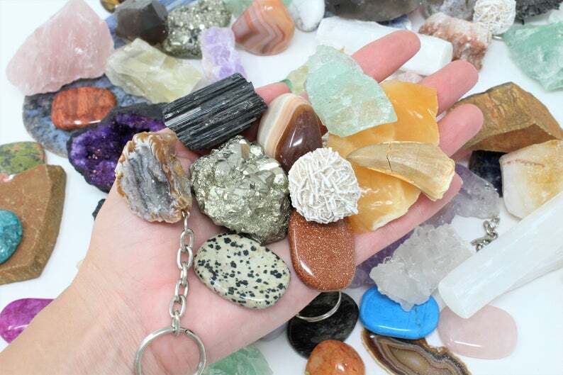 Random Crystal Lot, Assorted Mixed Gemstones, Random Crystals Lot