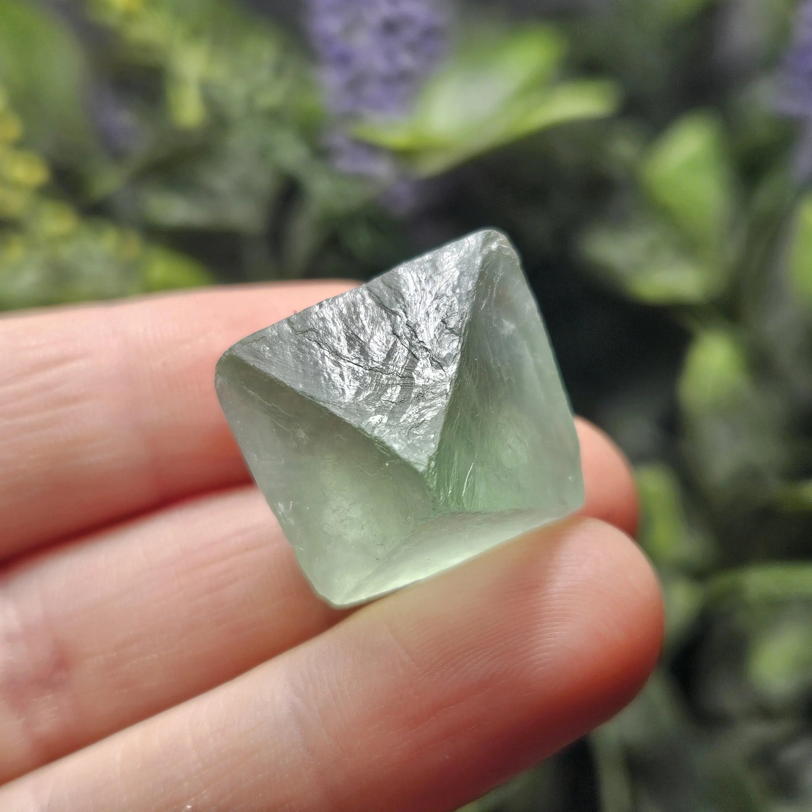 Green Fluorite Octahedron (.75-1″)