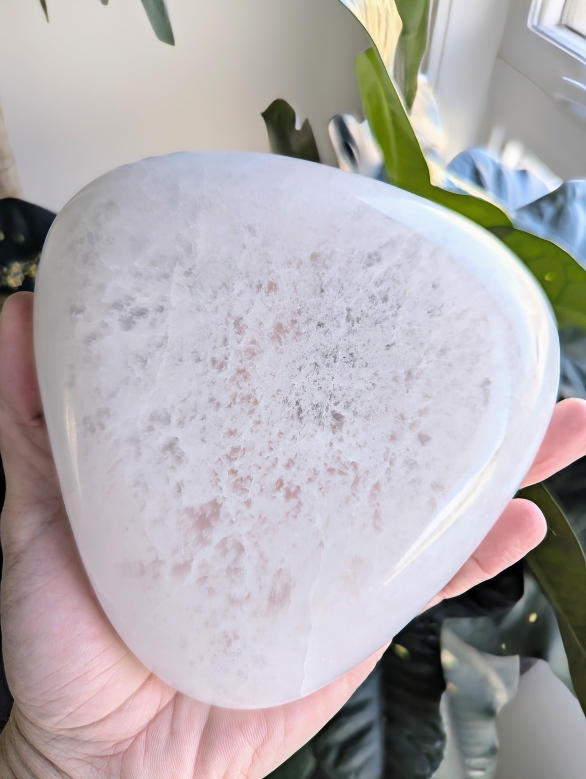 Polished Selenite Charging Bowl 6″