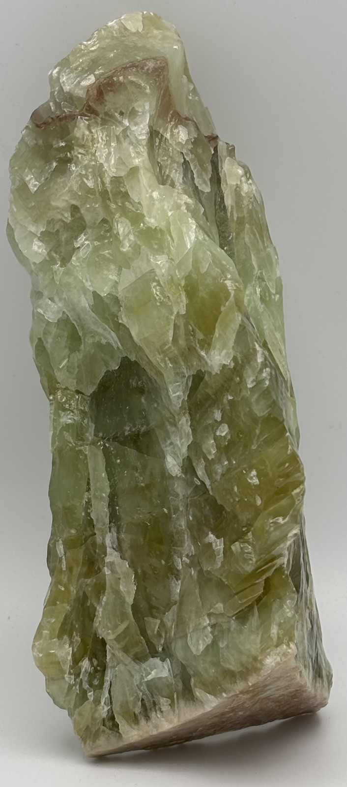 All natural 1.8 LB VERY Large Green Calcite. Meditation / spell / craft