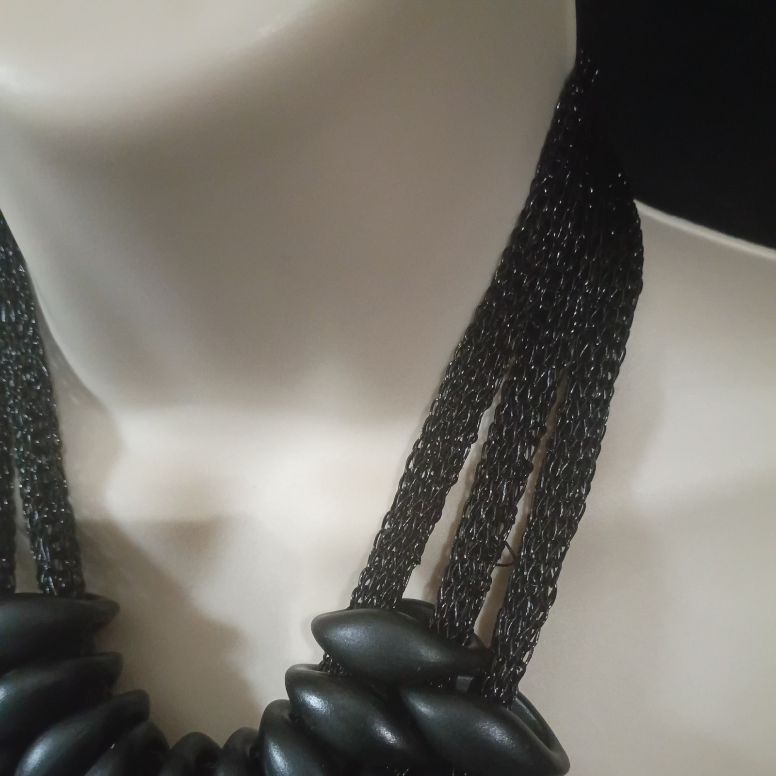 Women’s Fashion Jewelry Black Boho Luxury Chunky Collar Statement Necklace
