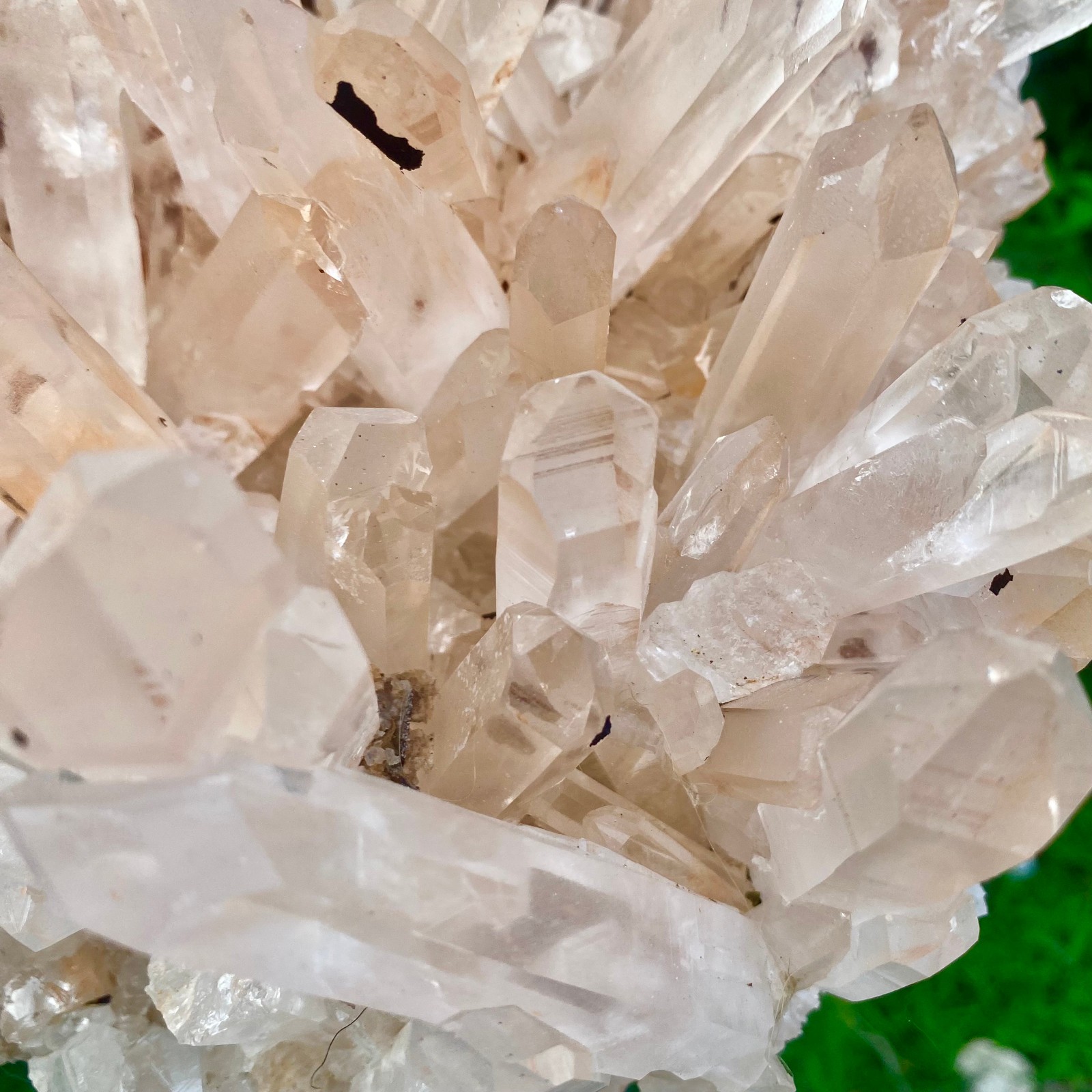 26.56LB Large Natural Clear White Crystal Quartz Cluster Energy Healing Specimen