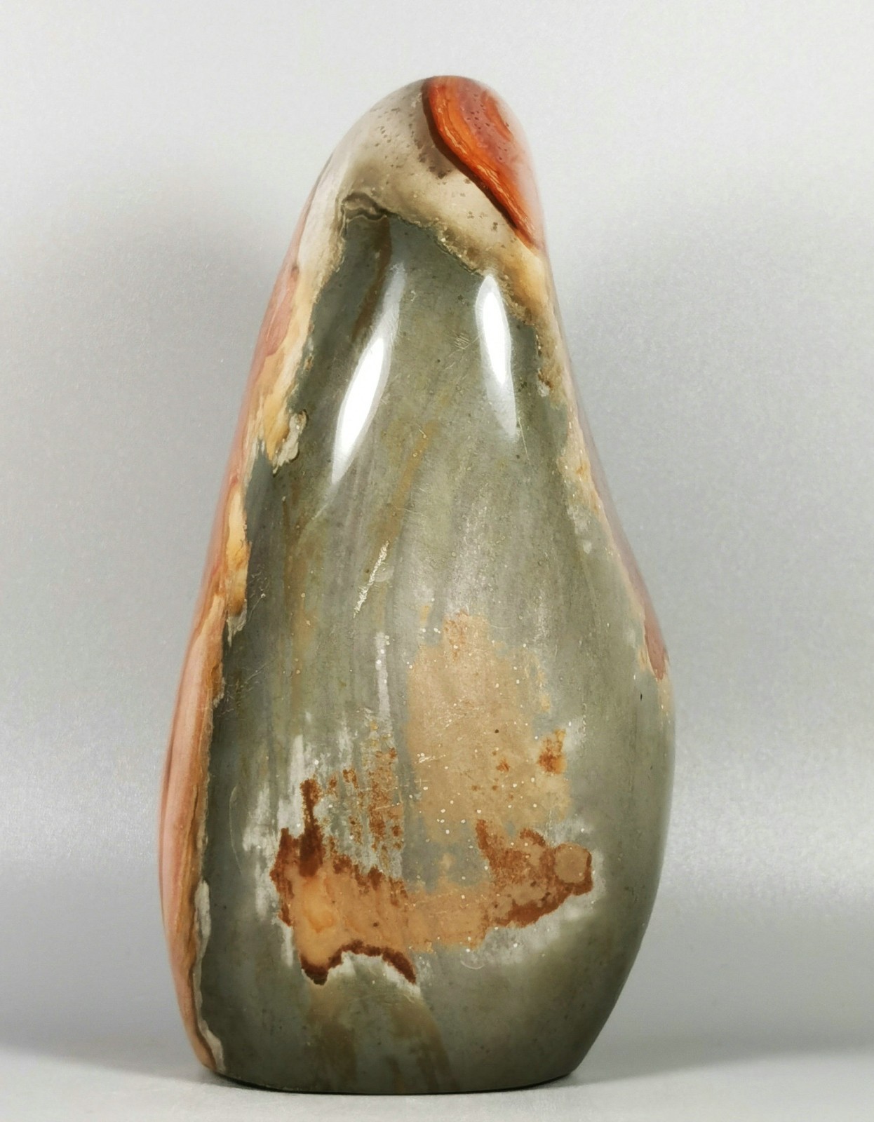 Polished POLYCHROME JASPER Freeform Standup Madagascar