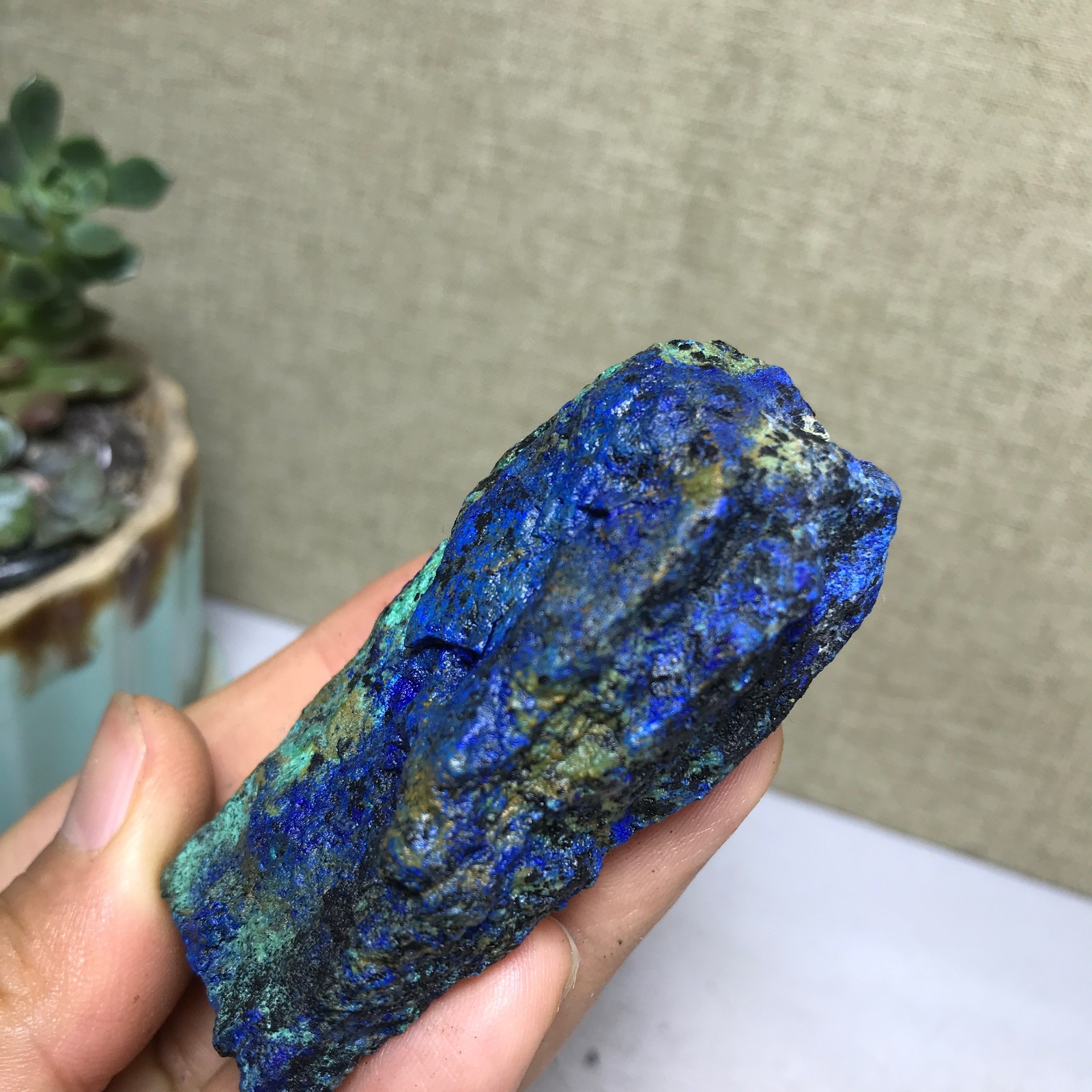 99g Natural Azurite Malachite gemstone Rough original Crystal Specimen A5177