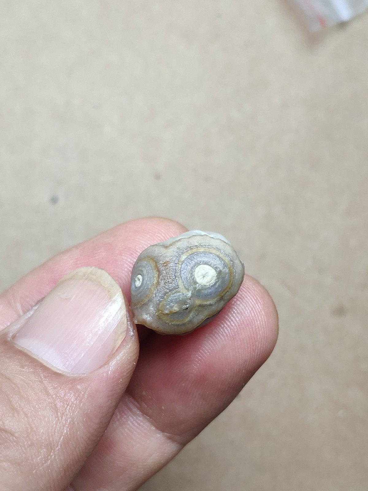 17mm Beautiful Natural agate Gobi agate eye agate cute collection