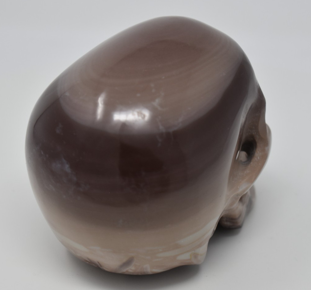 Jasper Hand Craved Skull 966 grams (2 lb 2.0 oz)
