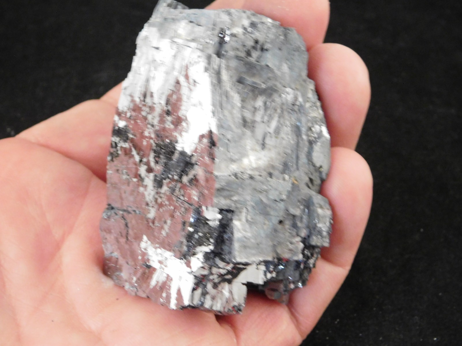 Big! Super Heavy! Stepped GALENA Crystal CUBE 100% Natural Missouri 411gr
