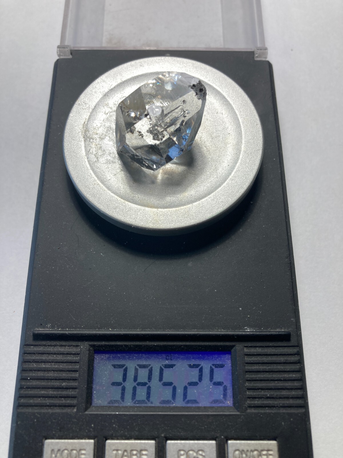 Herkimer NY AA + Diamond NEW TREASURE BOX 26mm x 17mm, 38.52 ct sec A3