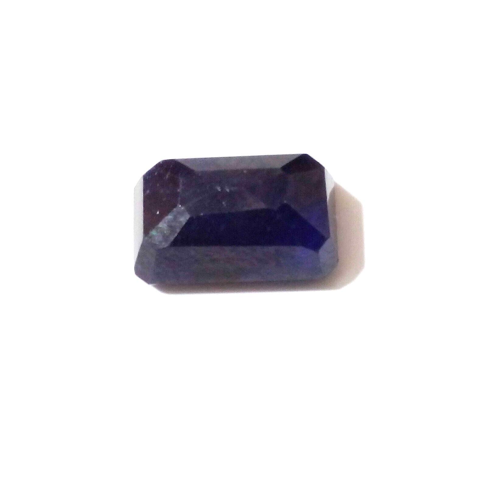 Gorgeous Rare Blue Sapphire Faceted Emerald Shape 5 Crt Sapphire Loose Gemstone