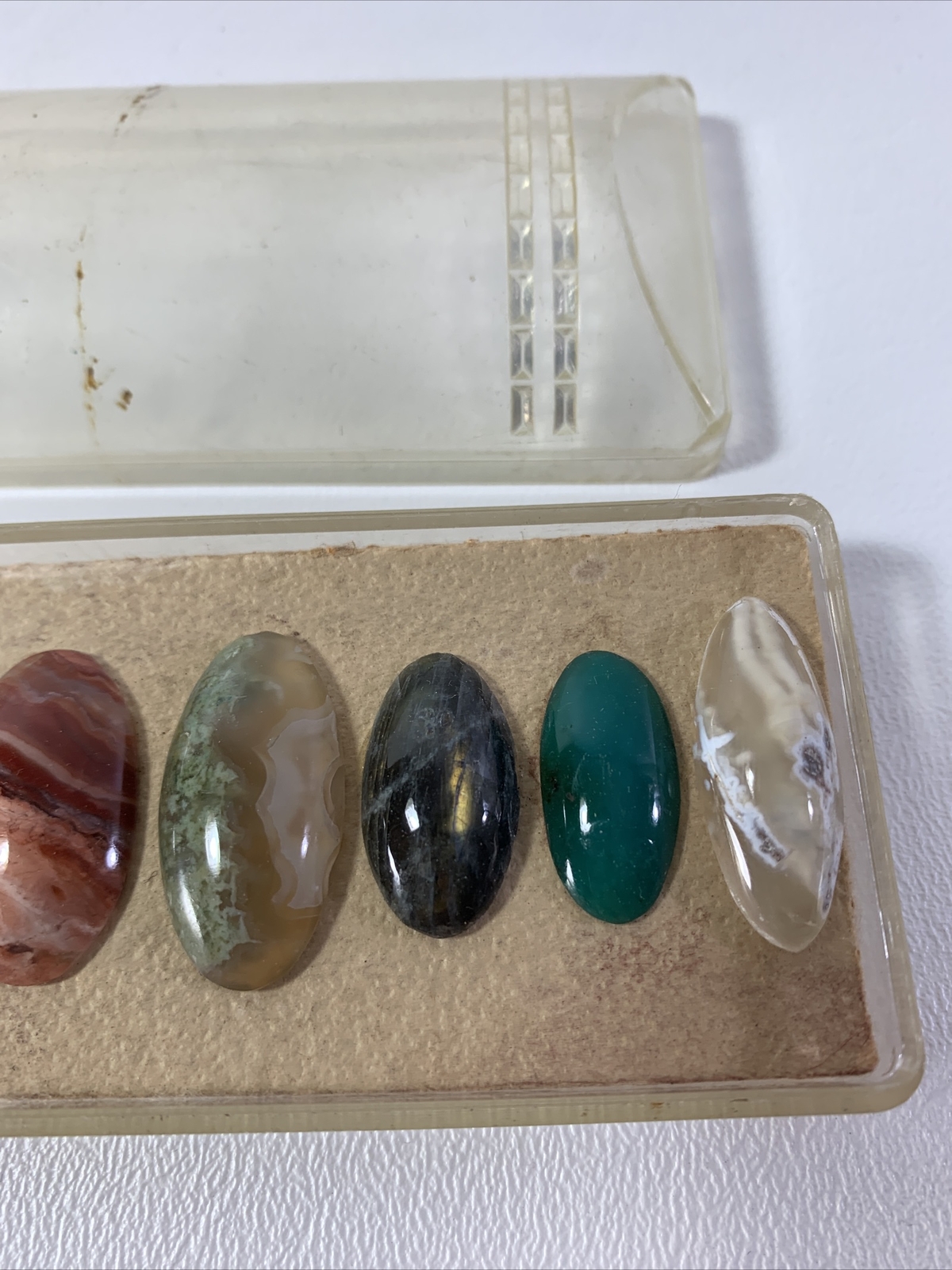 12 Natural Round Smooth Buffed Oval Sample Rocks Stones Precious Jewerly Making
