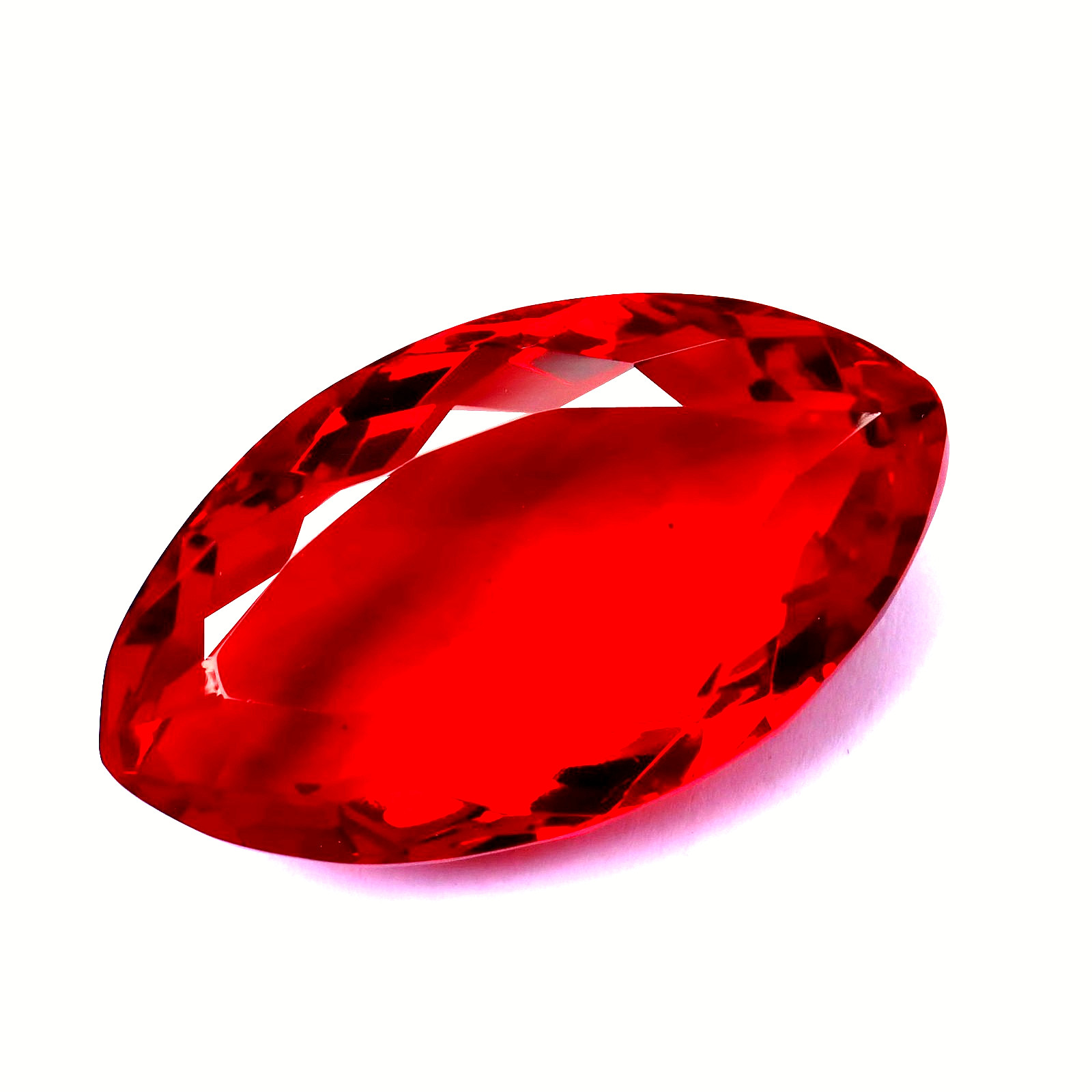 98 Ct Burmese Natural Ruby Blood Red Marquise Cut Certified Loose Gemstone