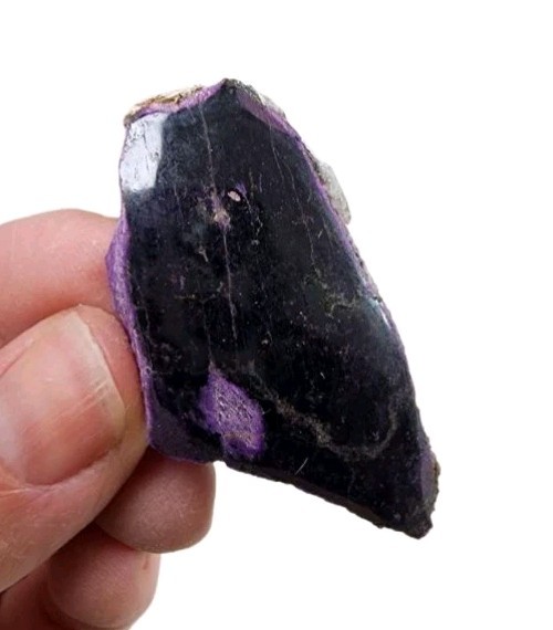 Purpurite Polished Faced Crystal Specimen South Dakota 20 grams
