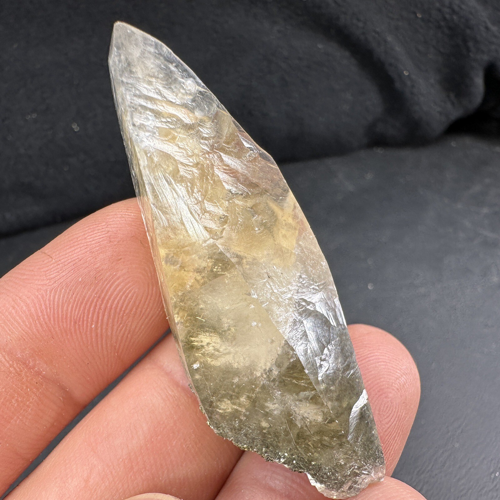 Calcite Crystal with Chalcopyrite Matrix / Missouri