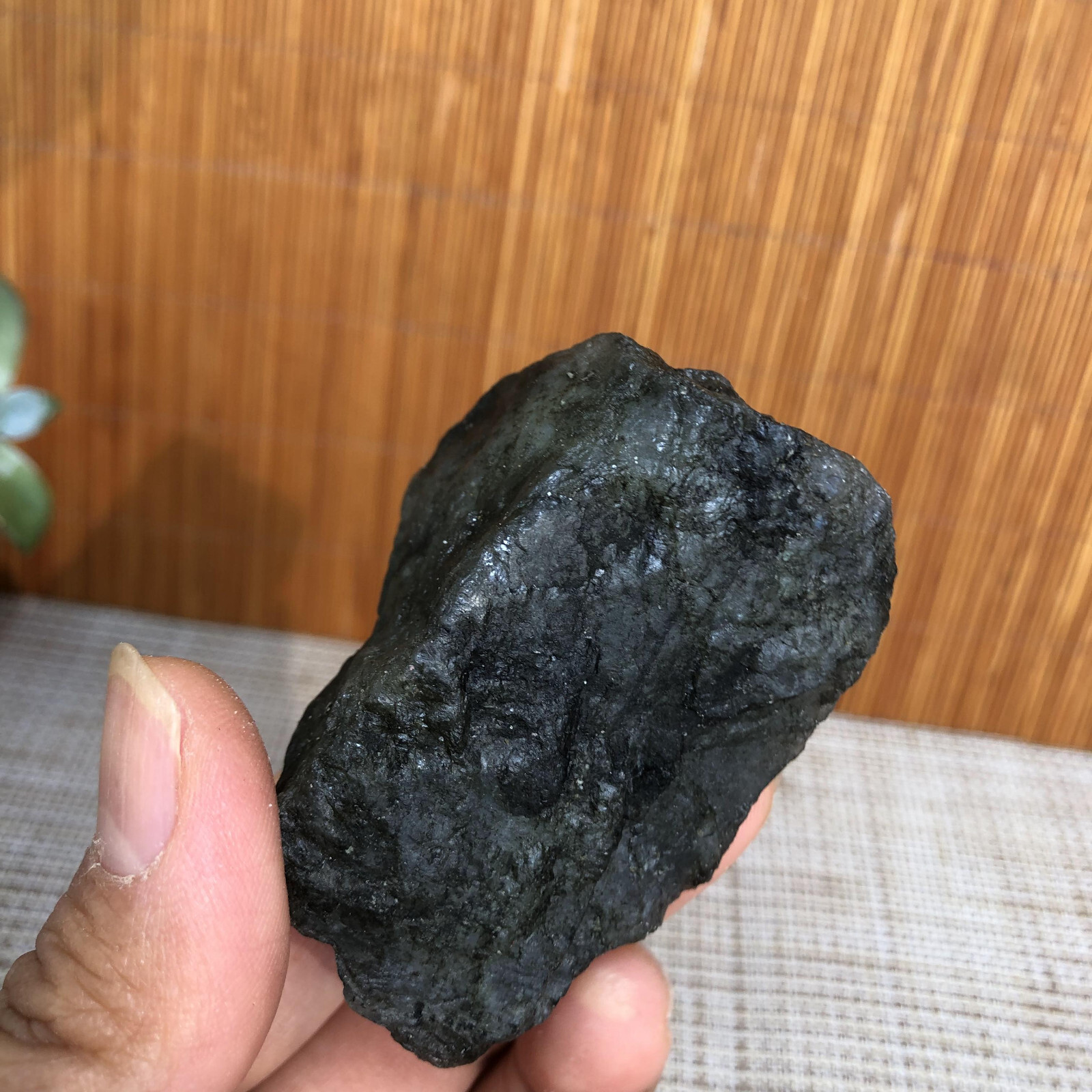 59mm Natural Labradorite Crystal gemstone rough original Specimen 110g A3566