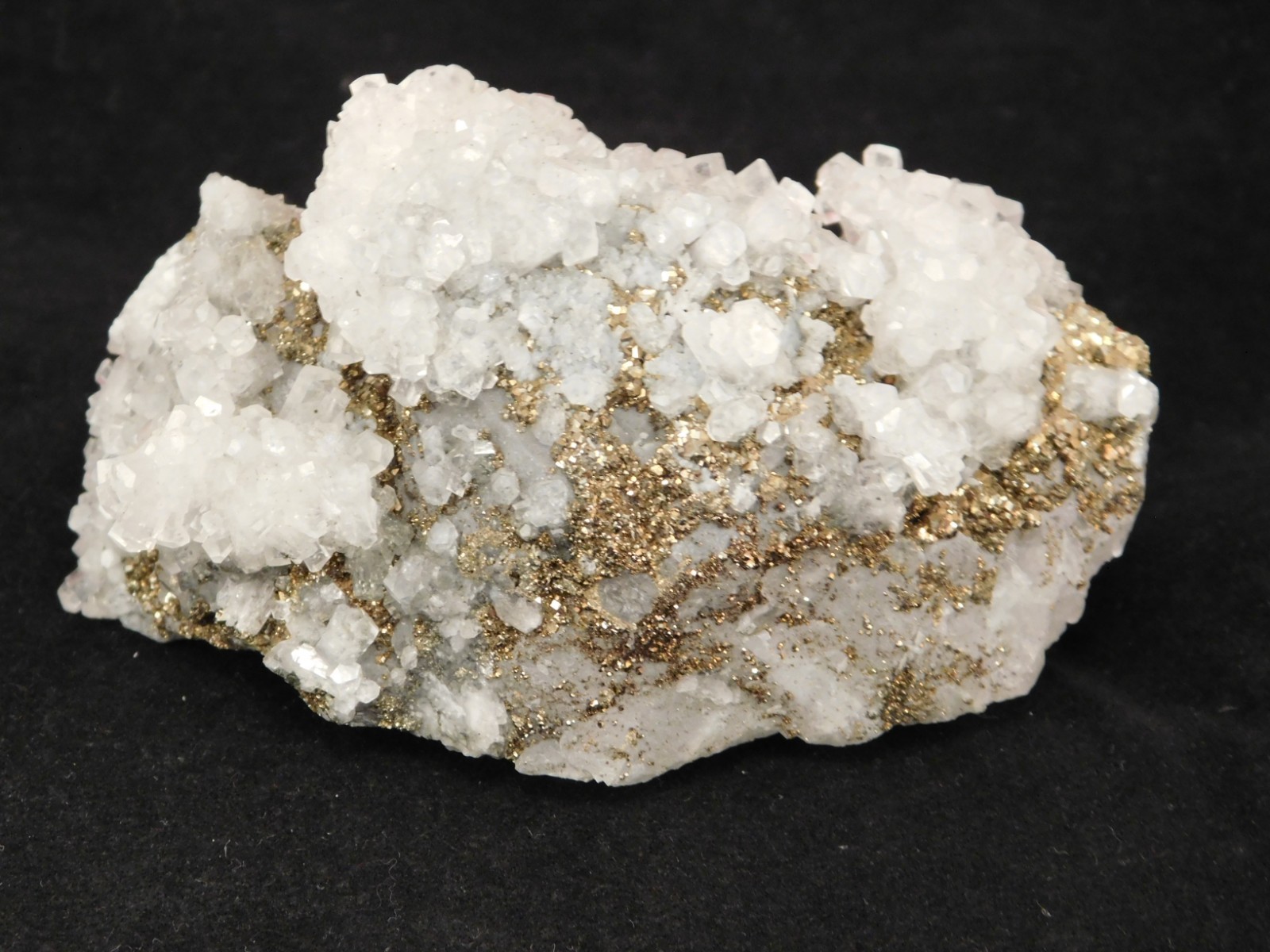 Terminated Calcite Crystals on Rainbow MARCASITE From Mexico 281gr